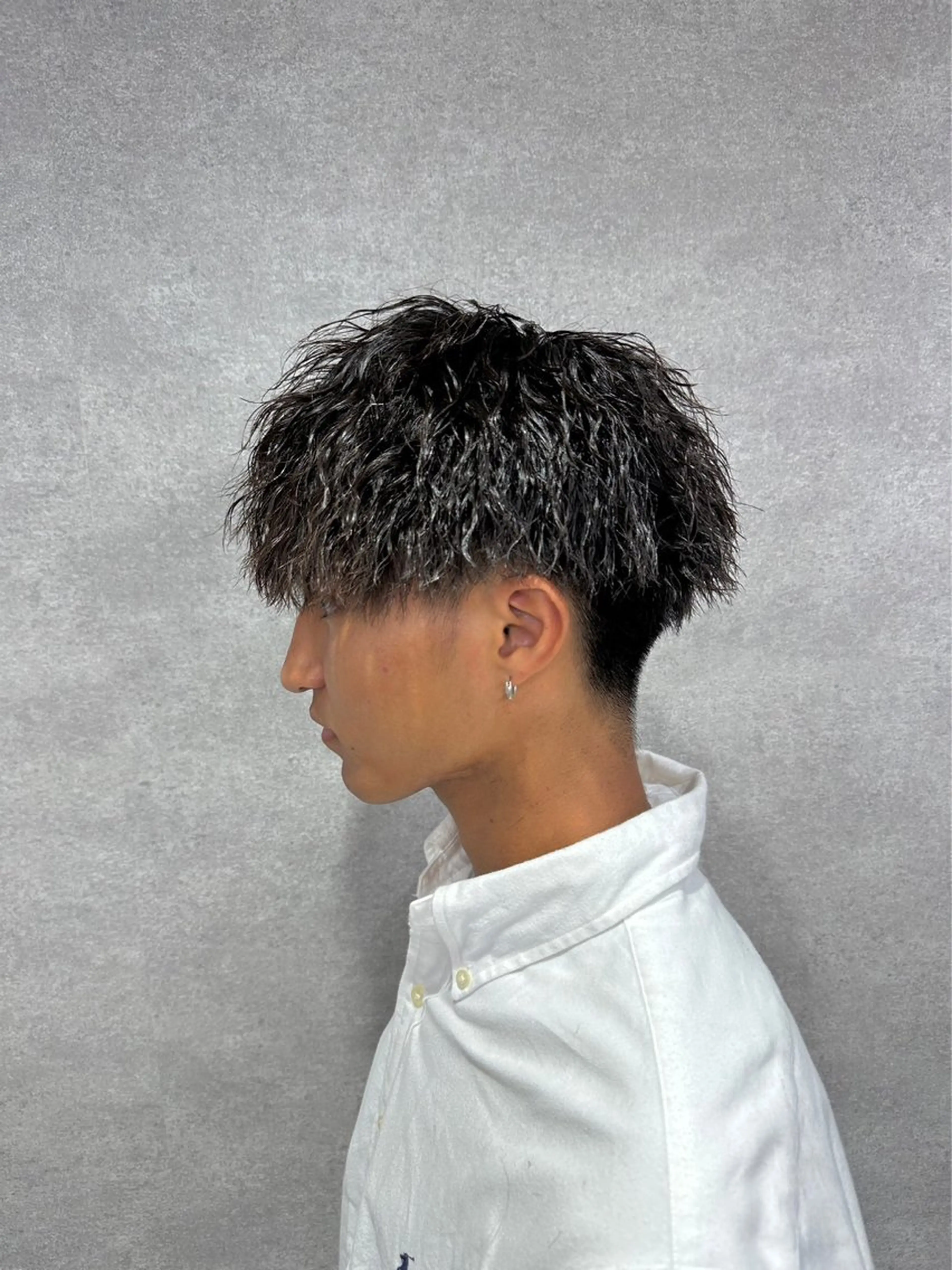 ショート カラー パーマ メンズ 新世代パーマ⚡️ の達人トモ⚡️のヘアスタイル