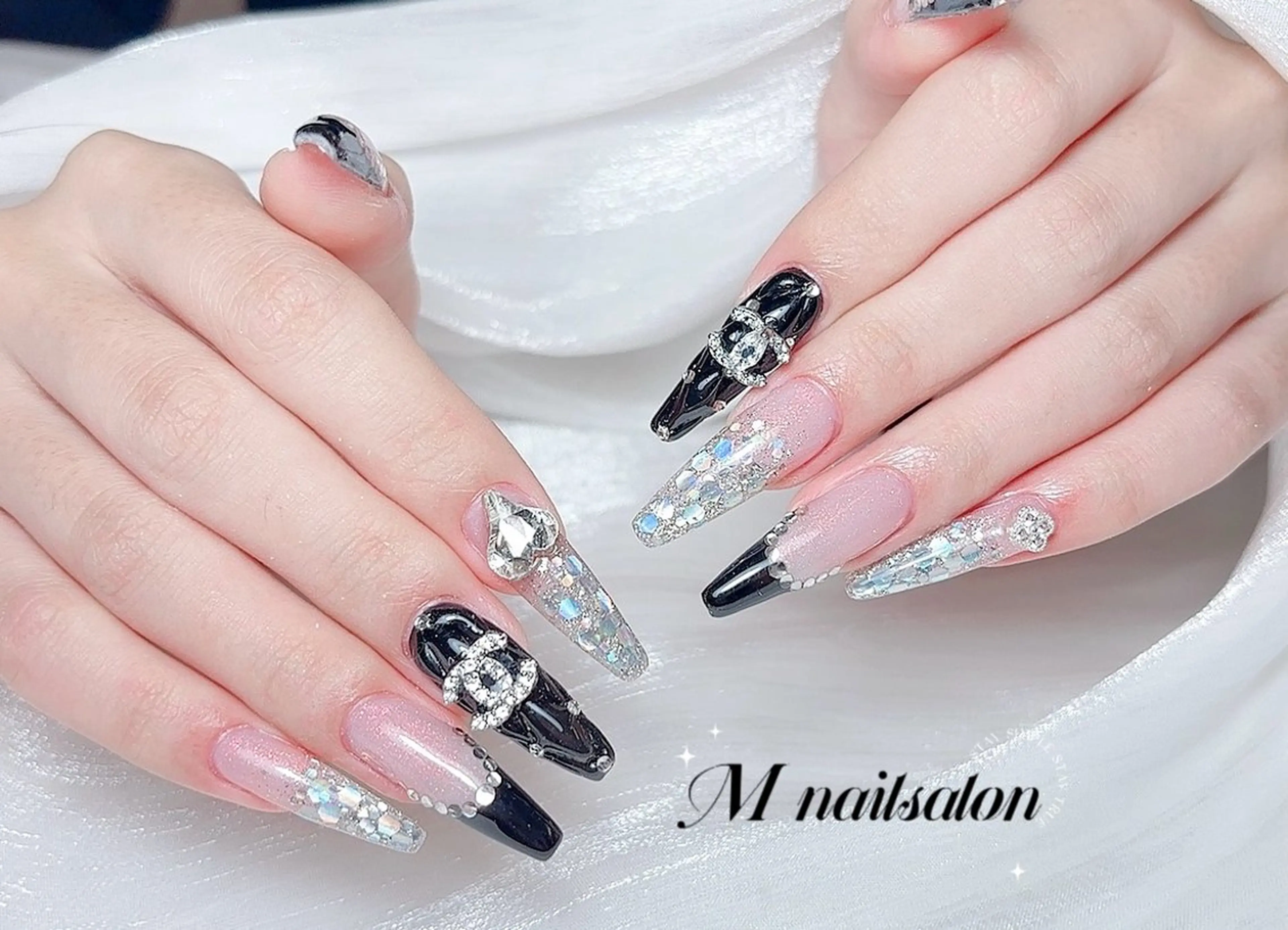 ネイル ハンドネイル M🌷nail 長さだし専門店のネイルデザイン