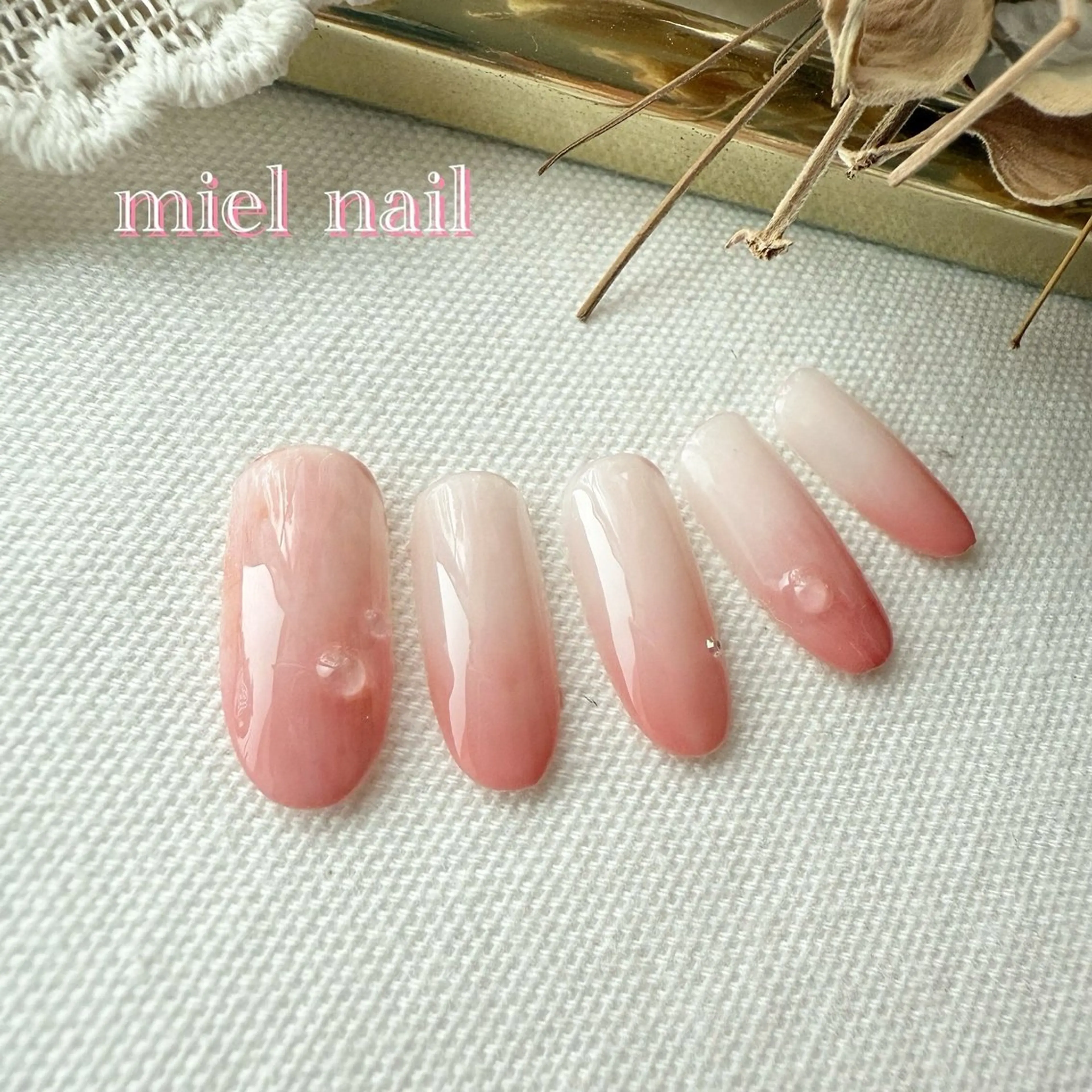 ネイル 冬ネイル ハンドネイル miel nailのネイルデザイン