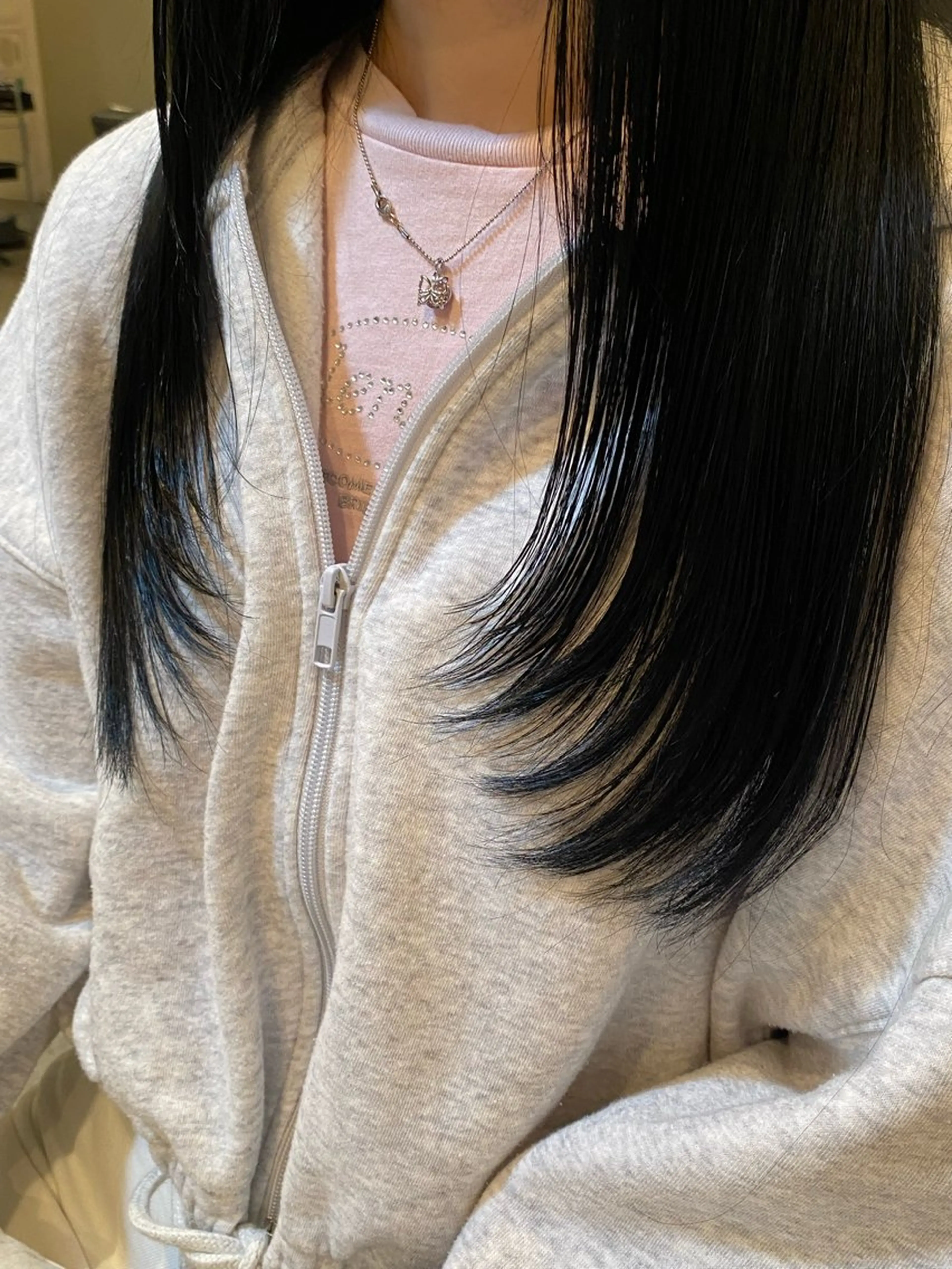 ロング レイヤーカット collet ginza所属・【髪質改善】カラー 韓国ヘア🎀RISAのヘアスタイル