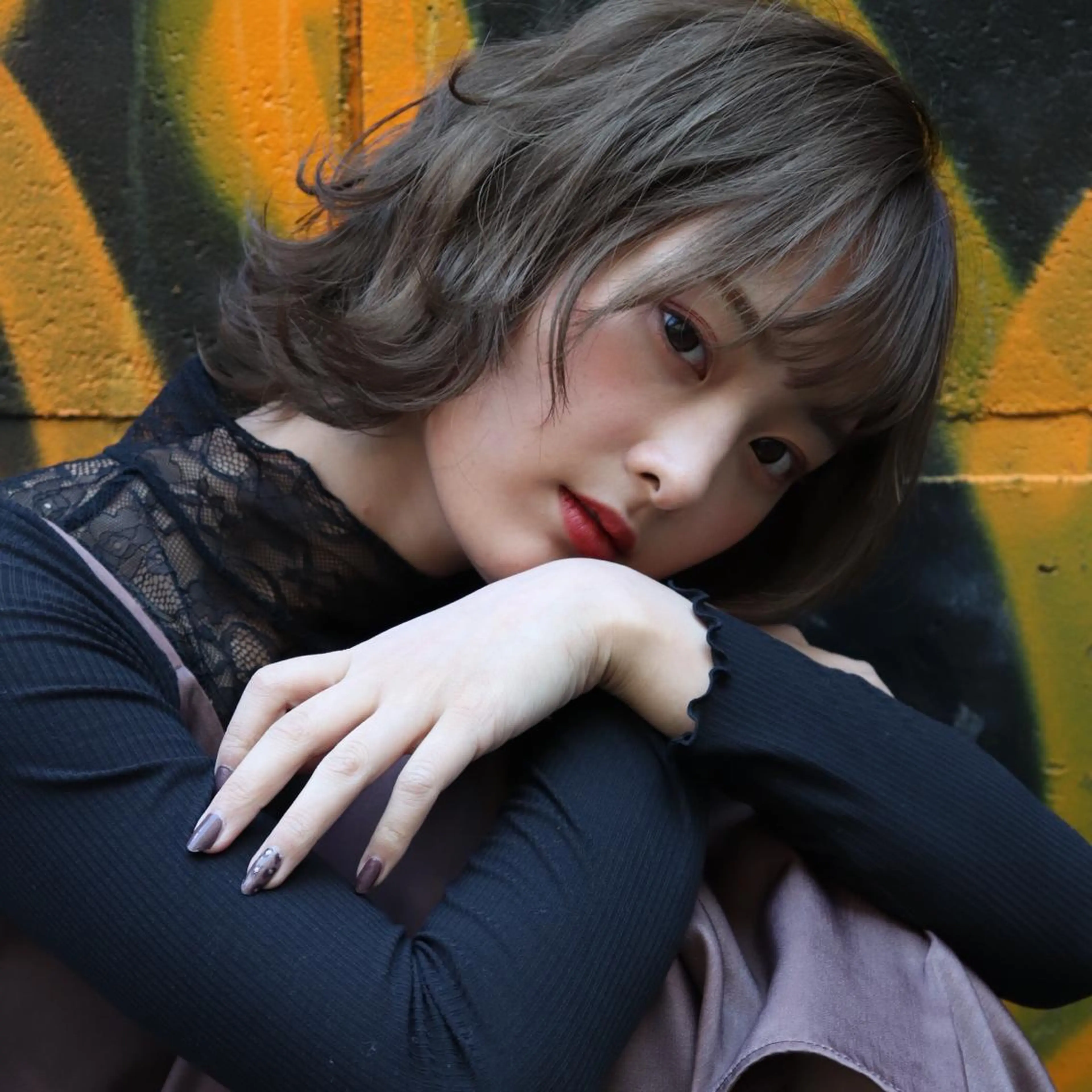 ショート カラー パーマ ヘアアレンジ メンズ キッズ ヘアカラー ケアブリーチ×ハイト ーン専門/SHOTAのヘアスタイル