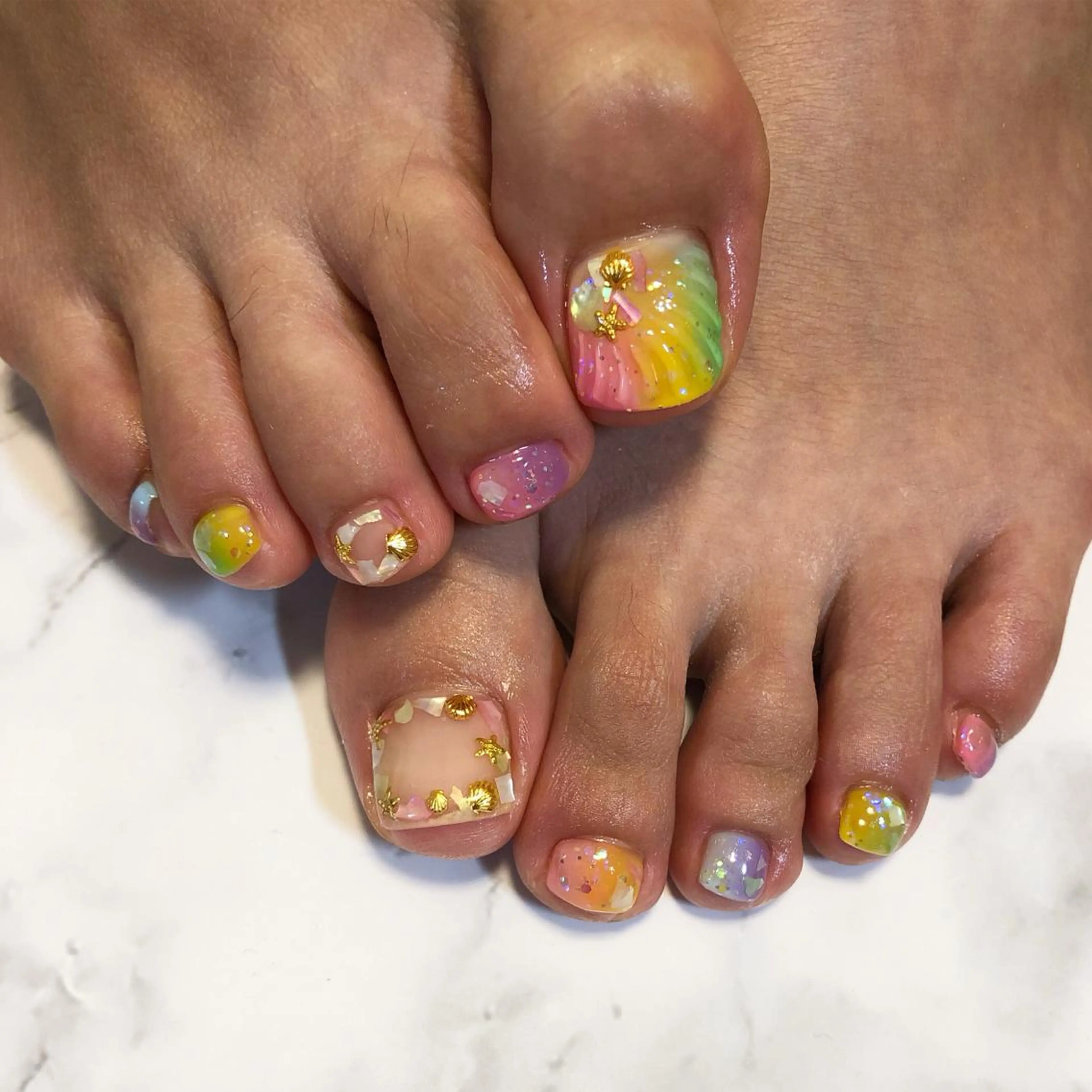 ネイル フットネイル nail salon Titaleeのネイルデザイン