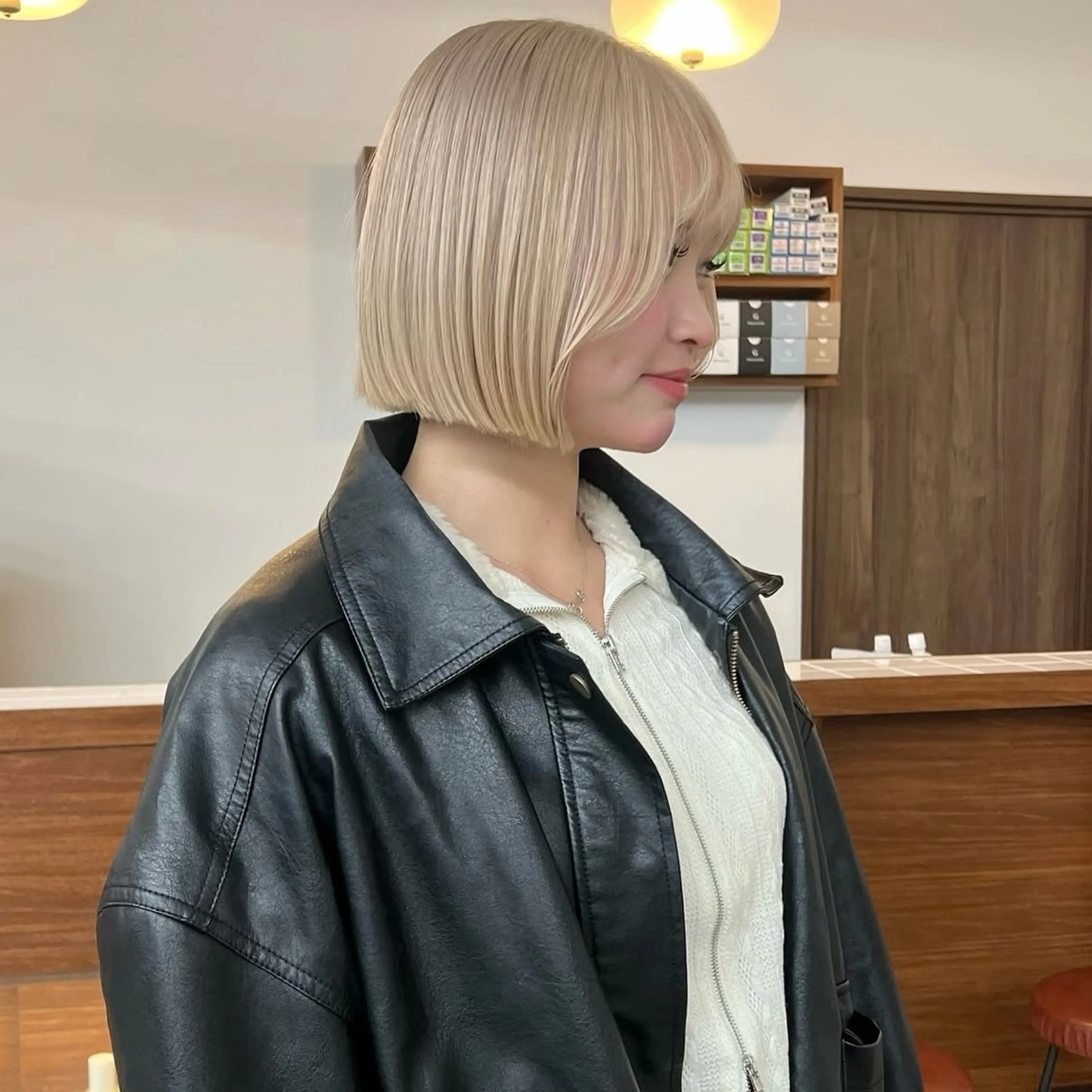 ショート カラー ボブ カットモデル୨୧大阪 梅田タカシマリナ♡のヘアスタイル