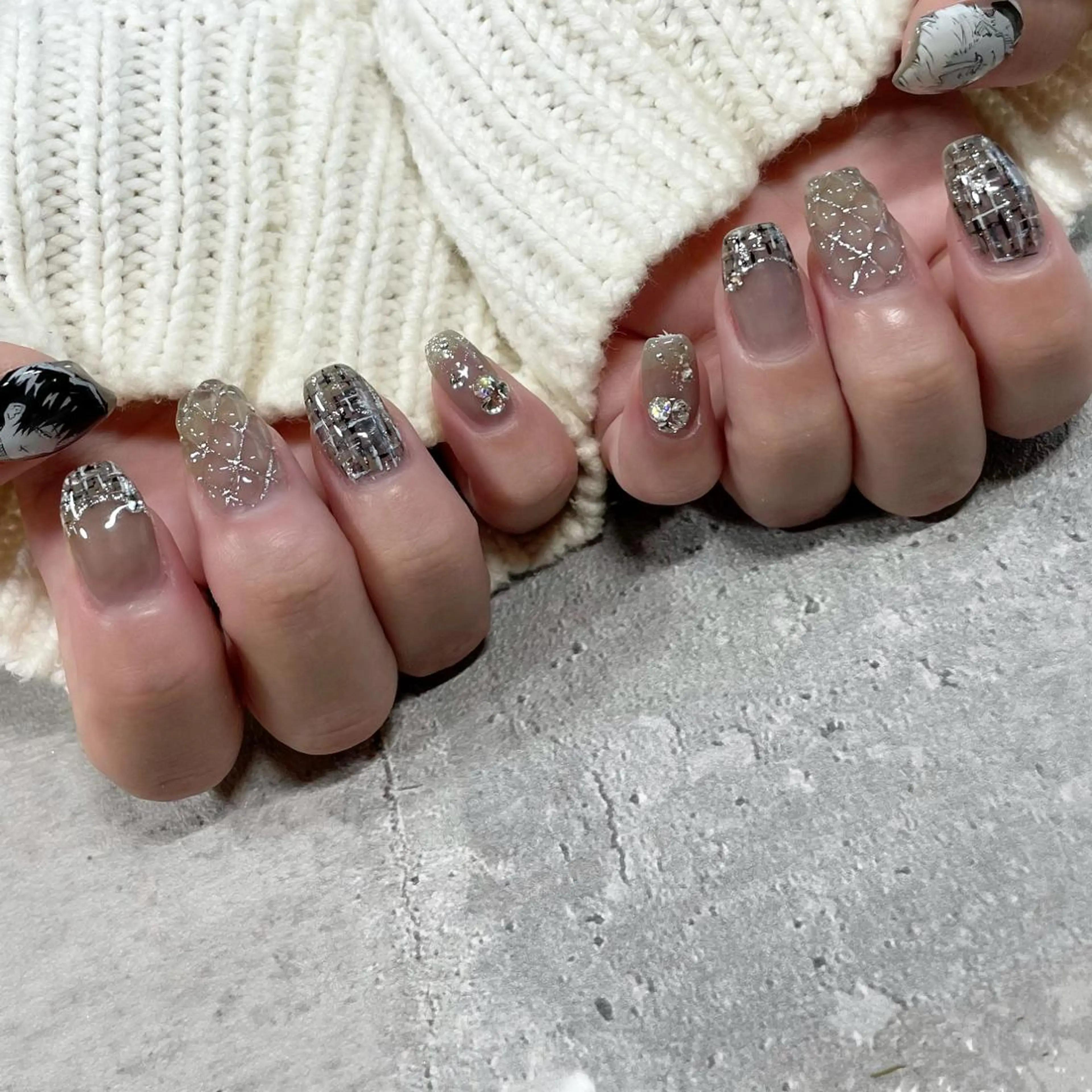 ネイル ジェルネイル 東 千夏のネイルデザイン