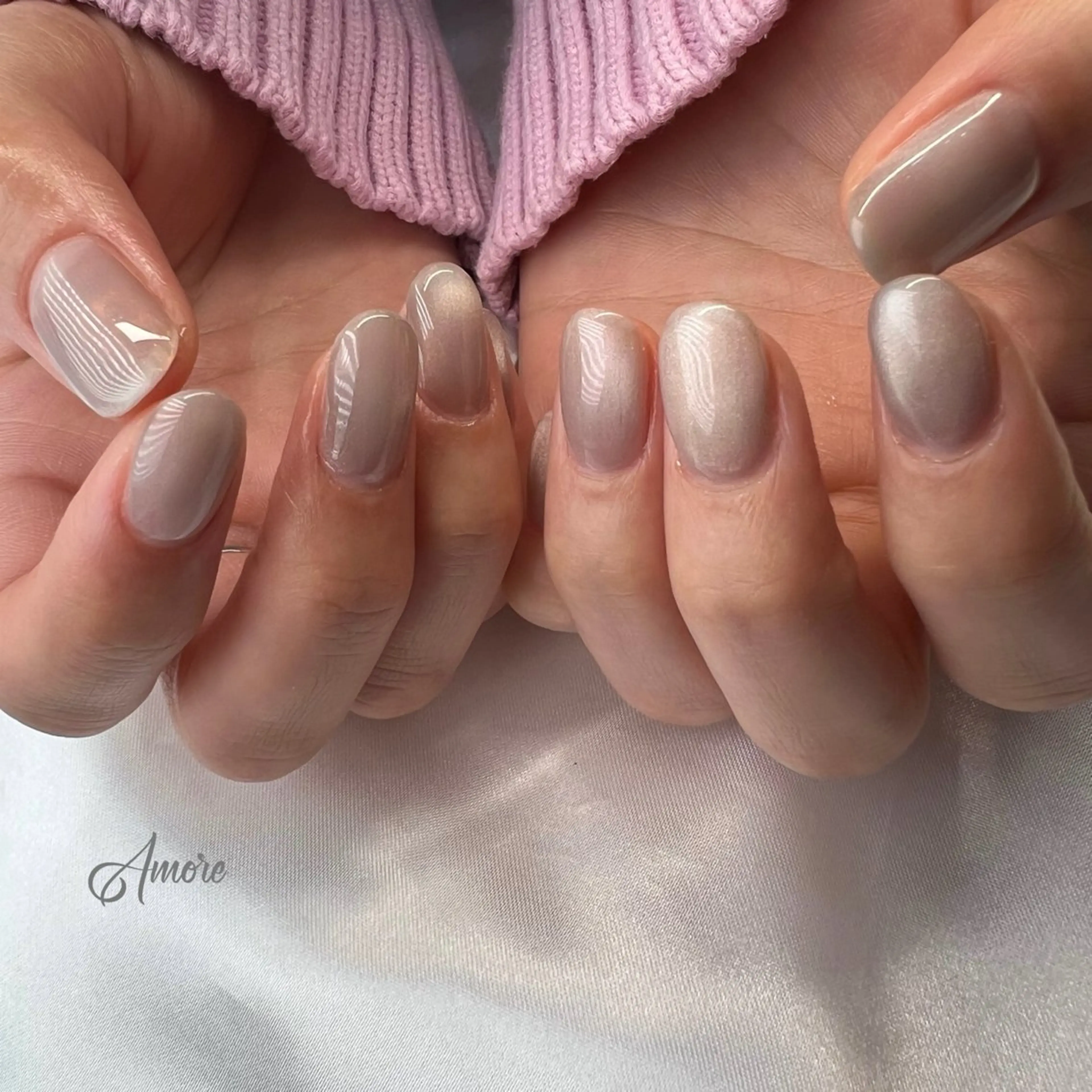 ネイル ジェルネイル キラキラネイル 韓国ネイル マグネットネイル パラジェル You kyehwaのネイルデザイン