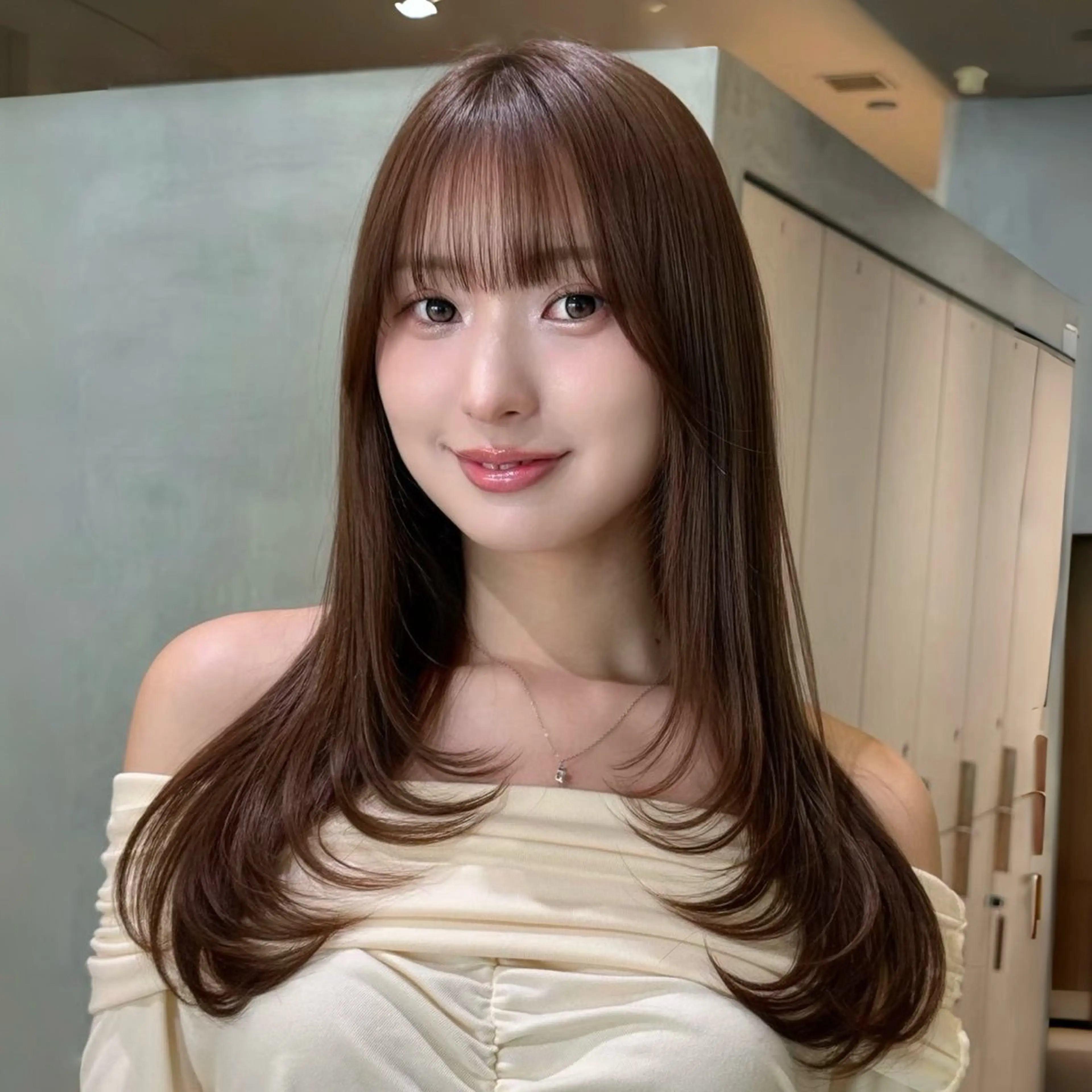 ロング カラー ヘアカラー 艶カラー💖モデル 募集中🐾Yuraのヘアスタイル