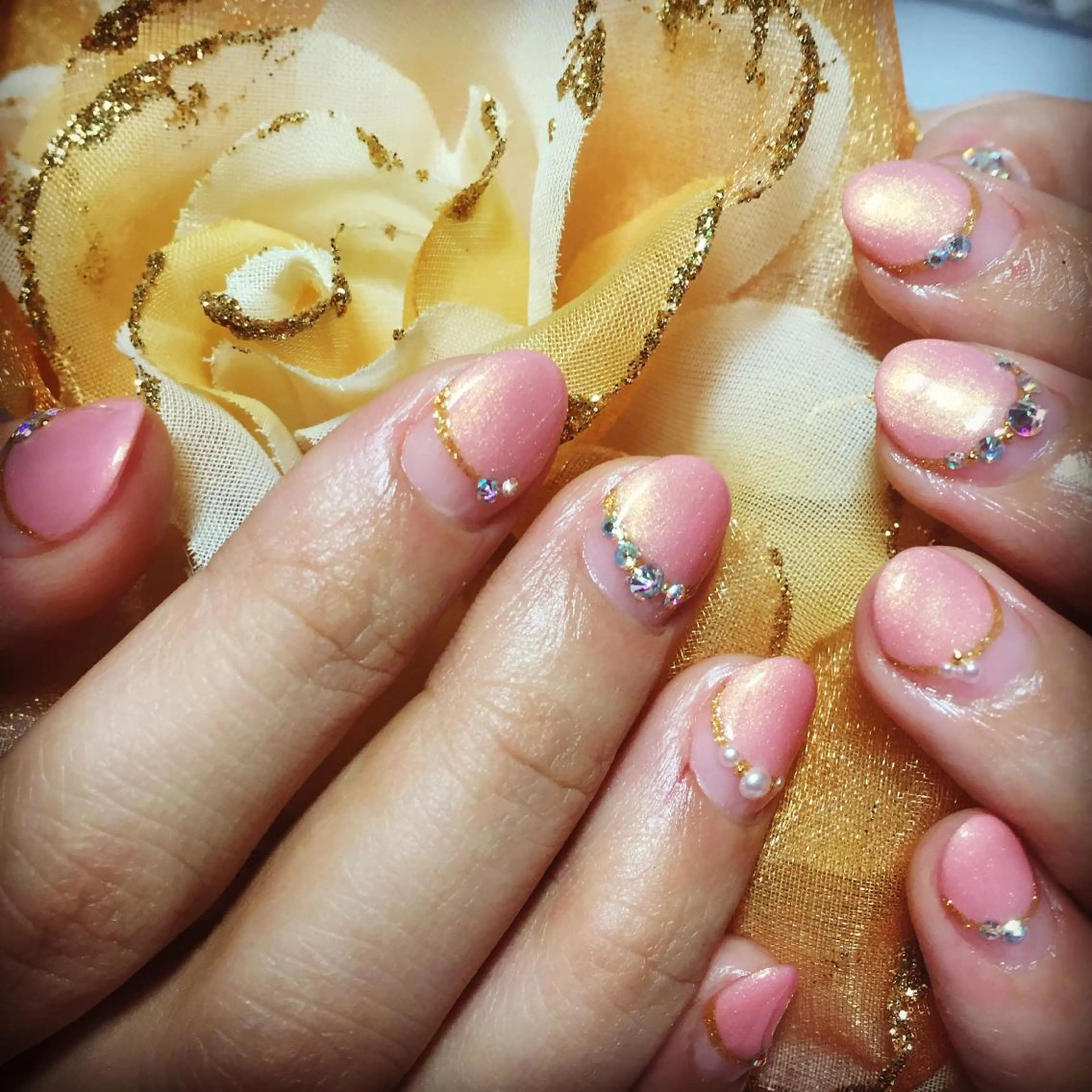 ネイル ブライダルネイル nail salon CHARMEのネイルデザイン