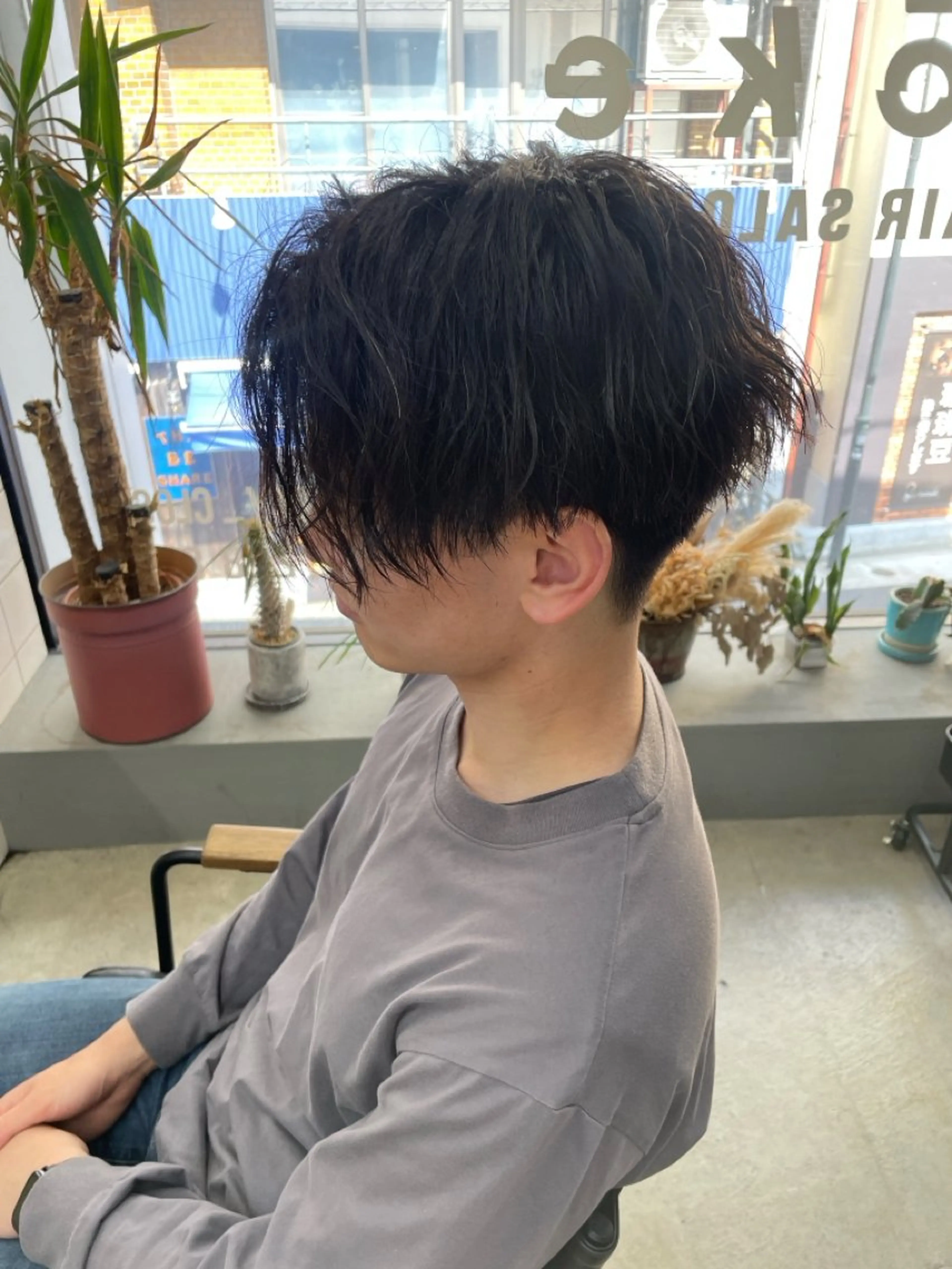 ショート パーマ メンズ メンズ専門サロン wokeのヘアスタイル