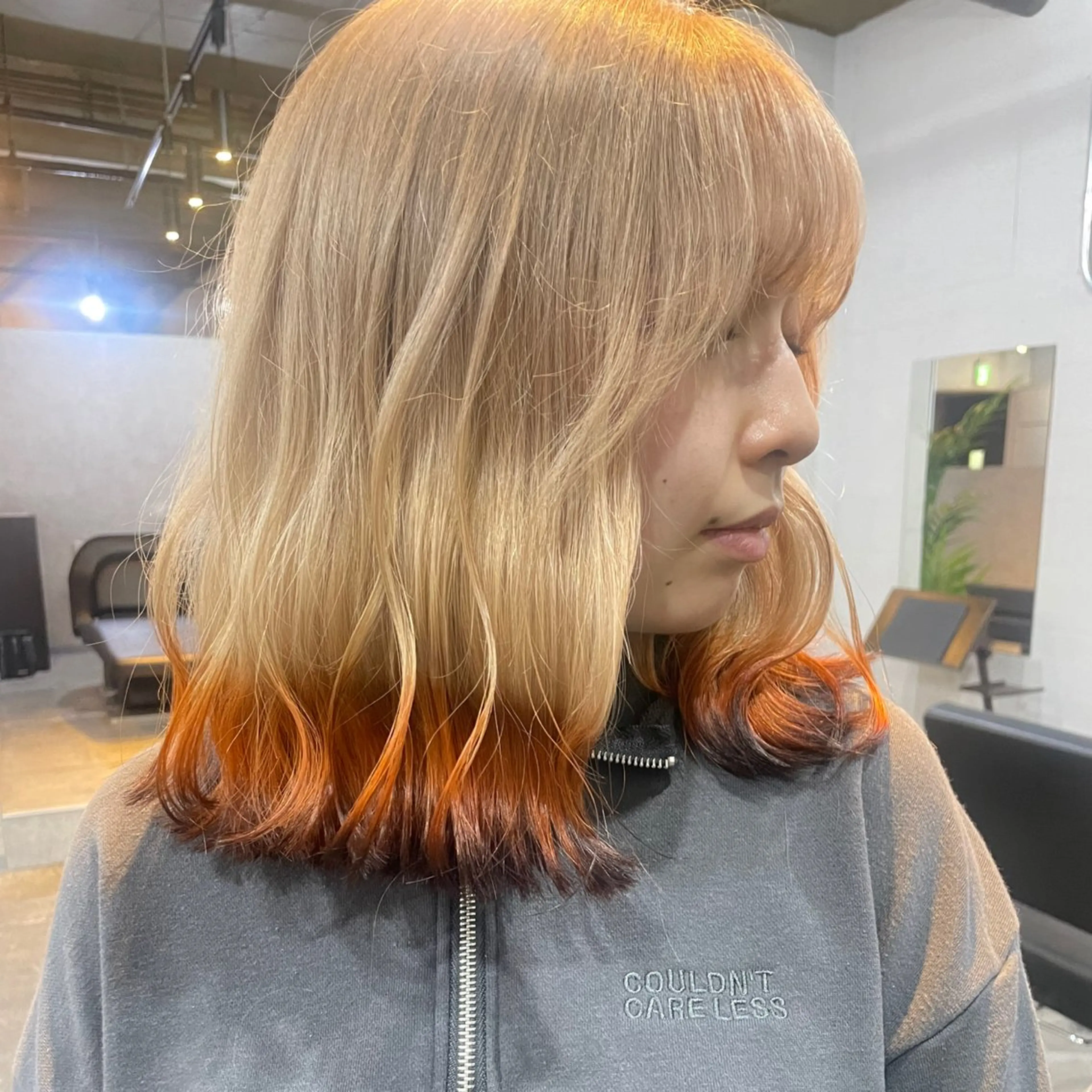 ミディアム ボブ 髪質改善 韓国風ヘア カット ヘアカラー トリートメント 🎗️comoda 神戸三宮 髪質改善のヘアスタイル