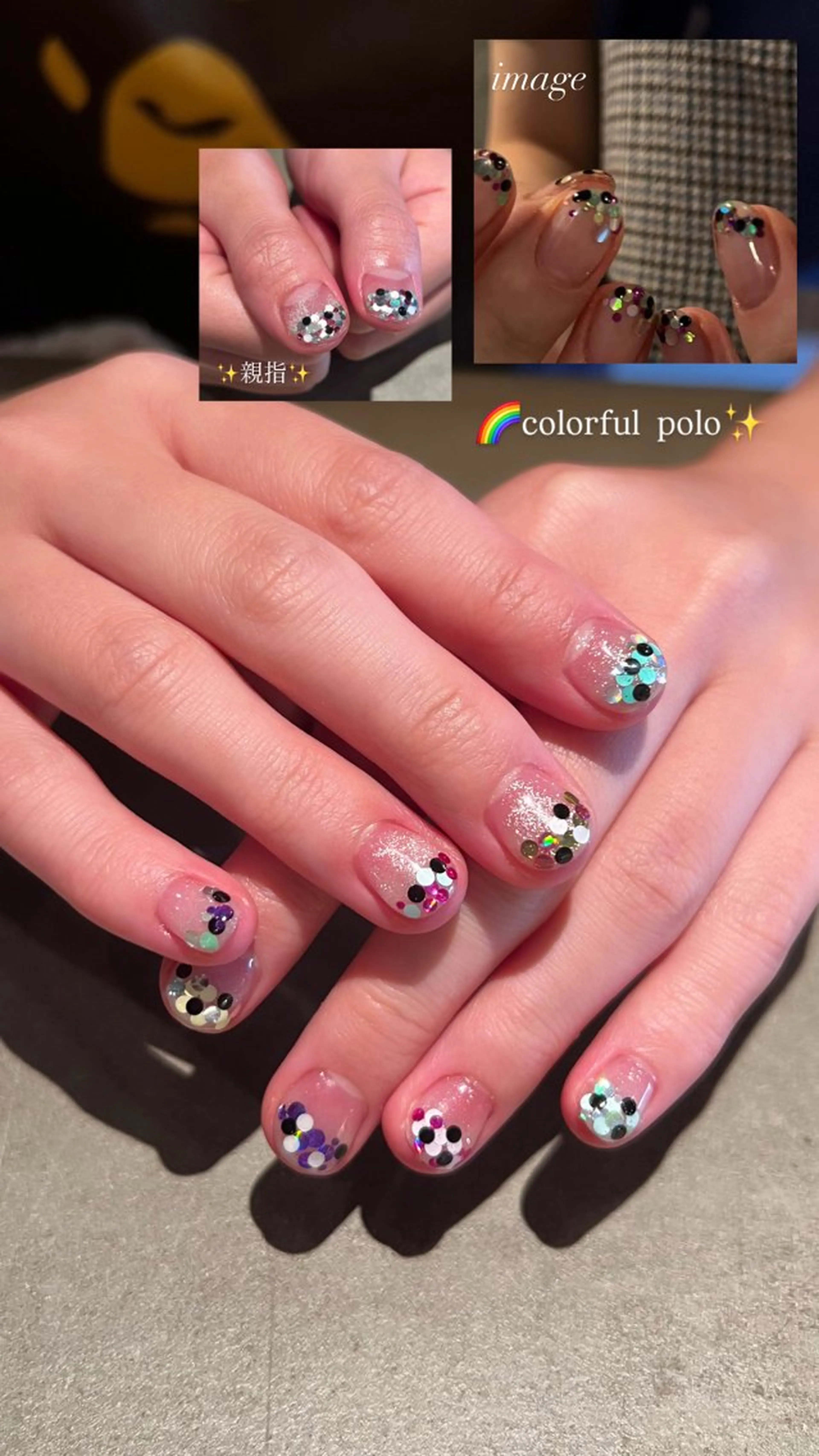 ネイル キラキラネイル マグネットネイル 持ち込み シンプルネイル ウエチ ノリカ🐸のネイルデザイン