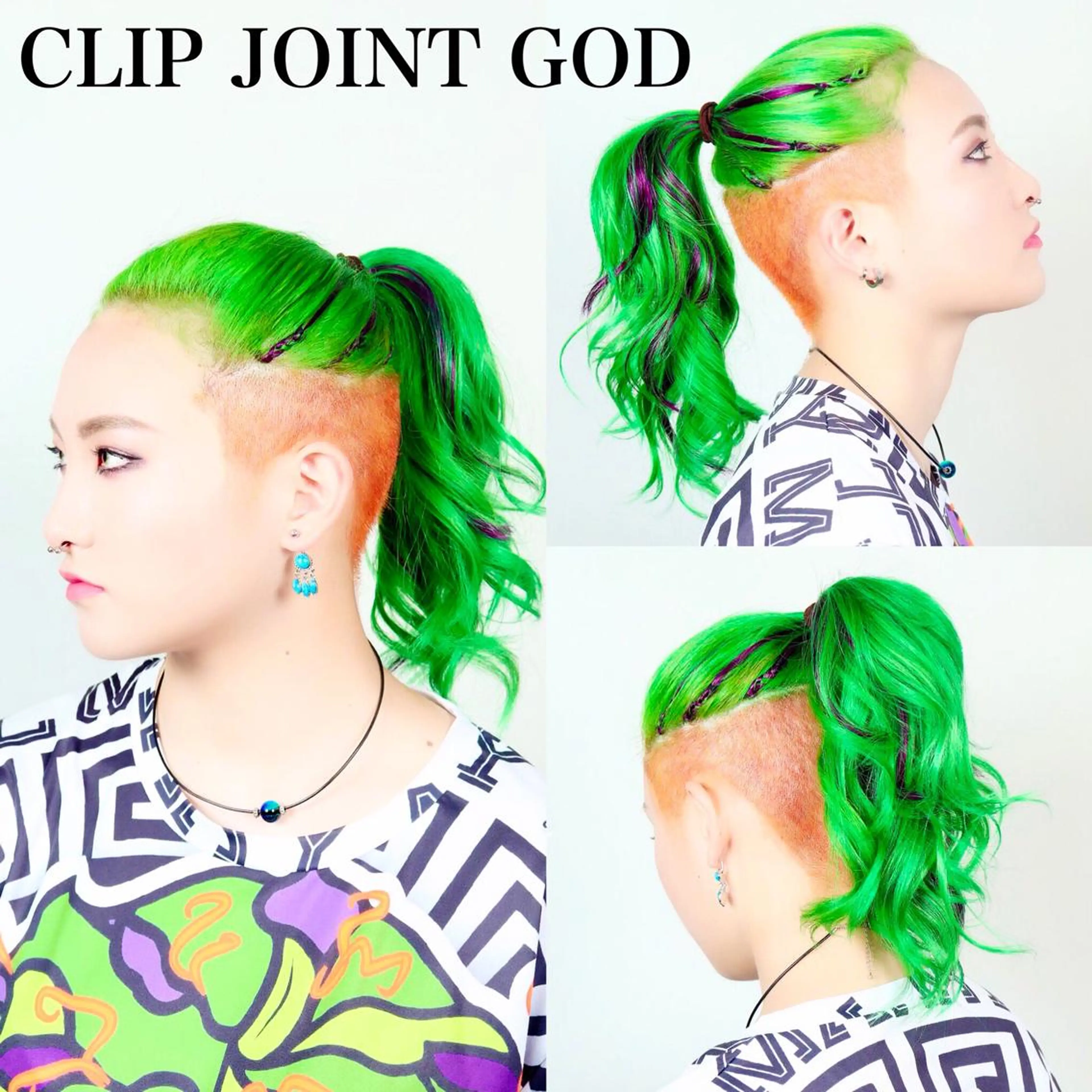 ミディアム カラー ブリーチ メッシュ エクステ ヘアカラー 今泉 周のヘアスタイル