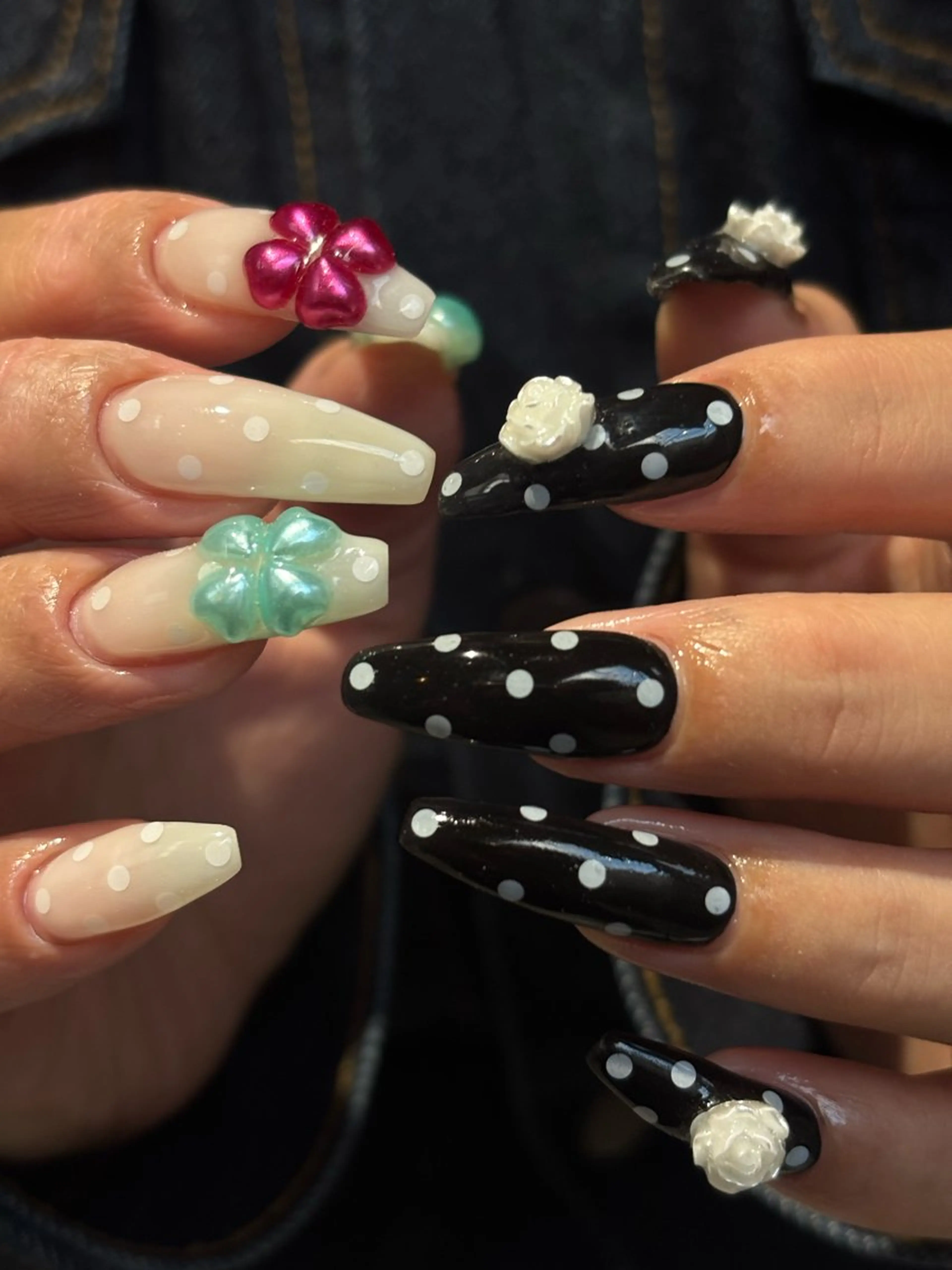 ネイル ロングネイル ハンドネイル K. Yukoのネイルデザイン