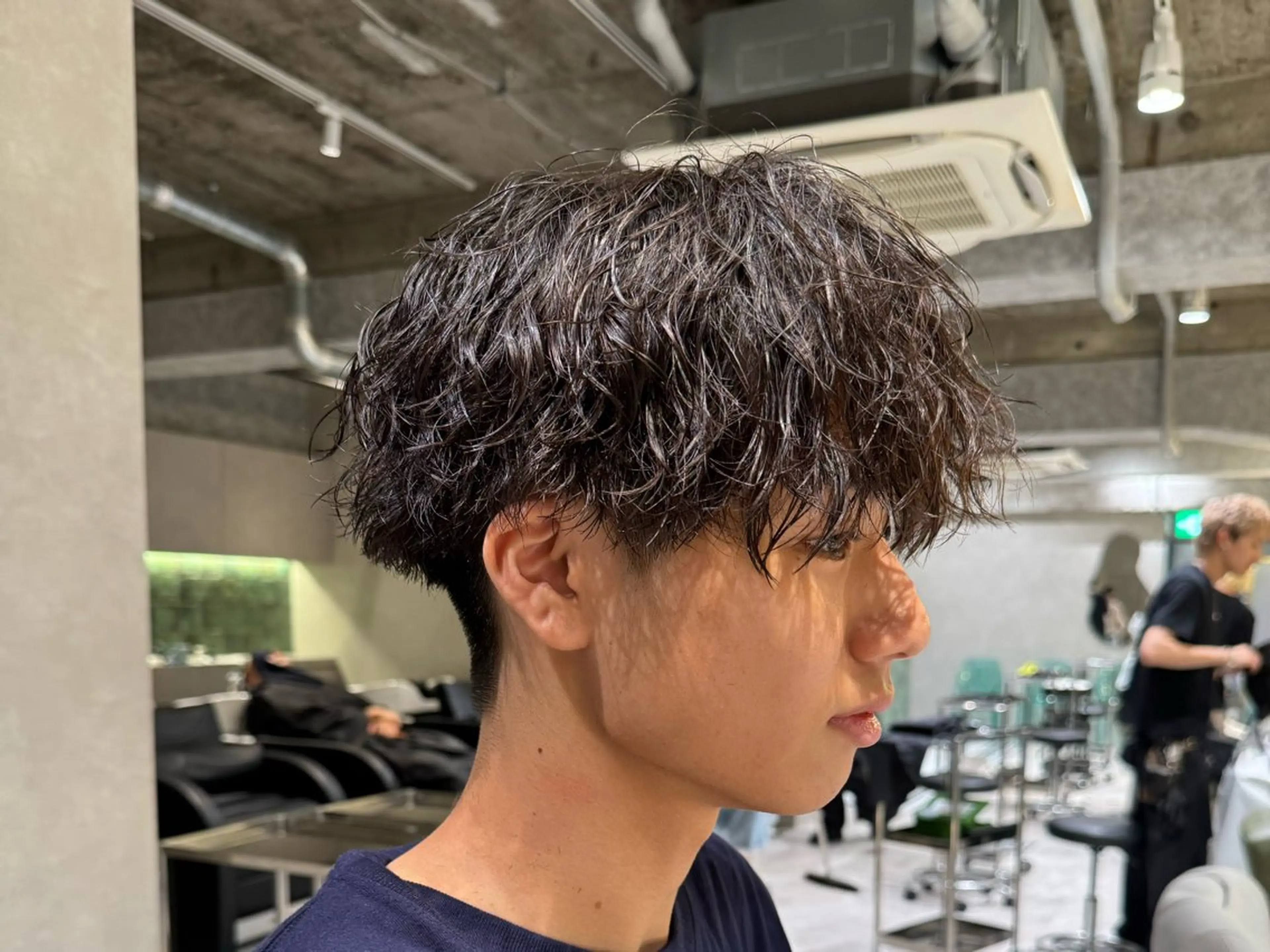 メンズ カット パーマ メンズパーマ特化 ふうきのヘアスタイル