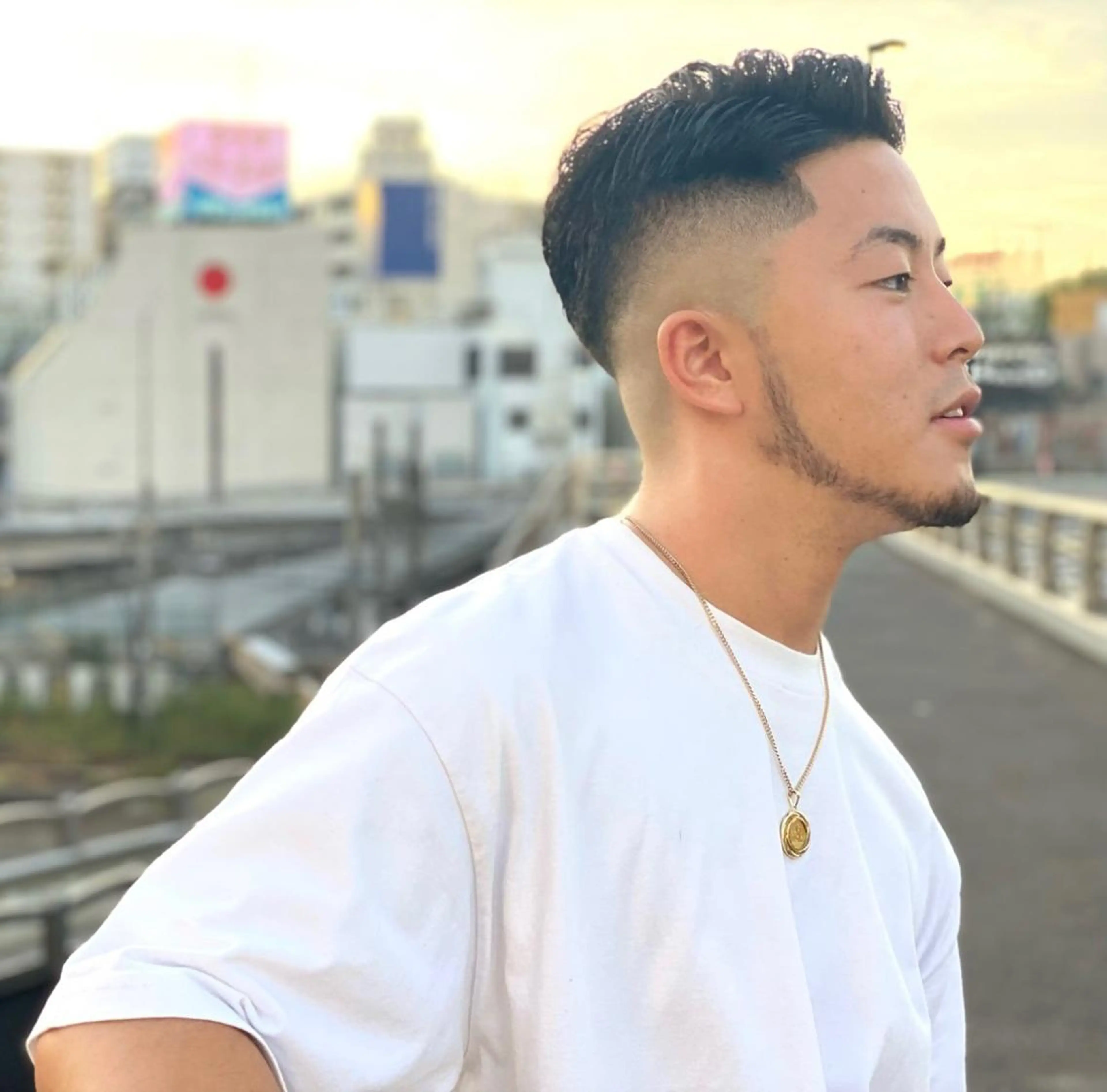 カット＋眉毛　(#フェード#センパーハート#サイドパート#マッシュ#マッシュウルフ#ウルフカット#メンズカット#メンズ)の写真