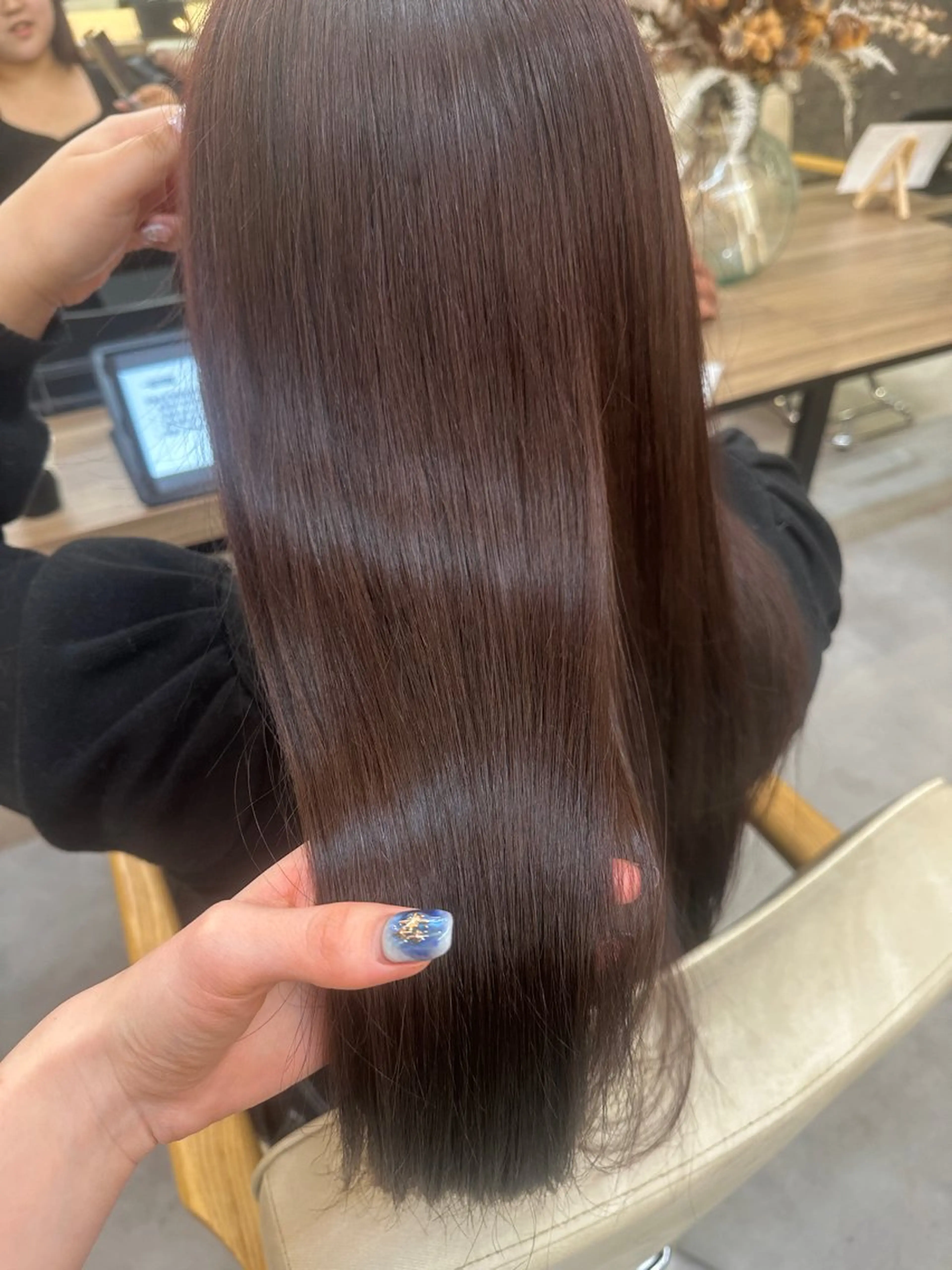 ロング カラー ヘアカラー カットカラー ¥ 3000★YAEKAのヘアスタイル