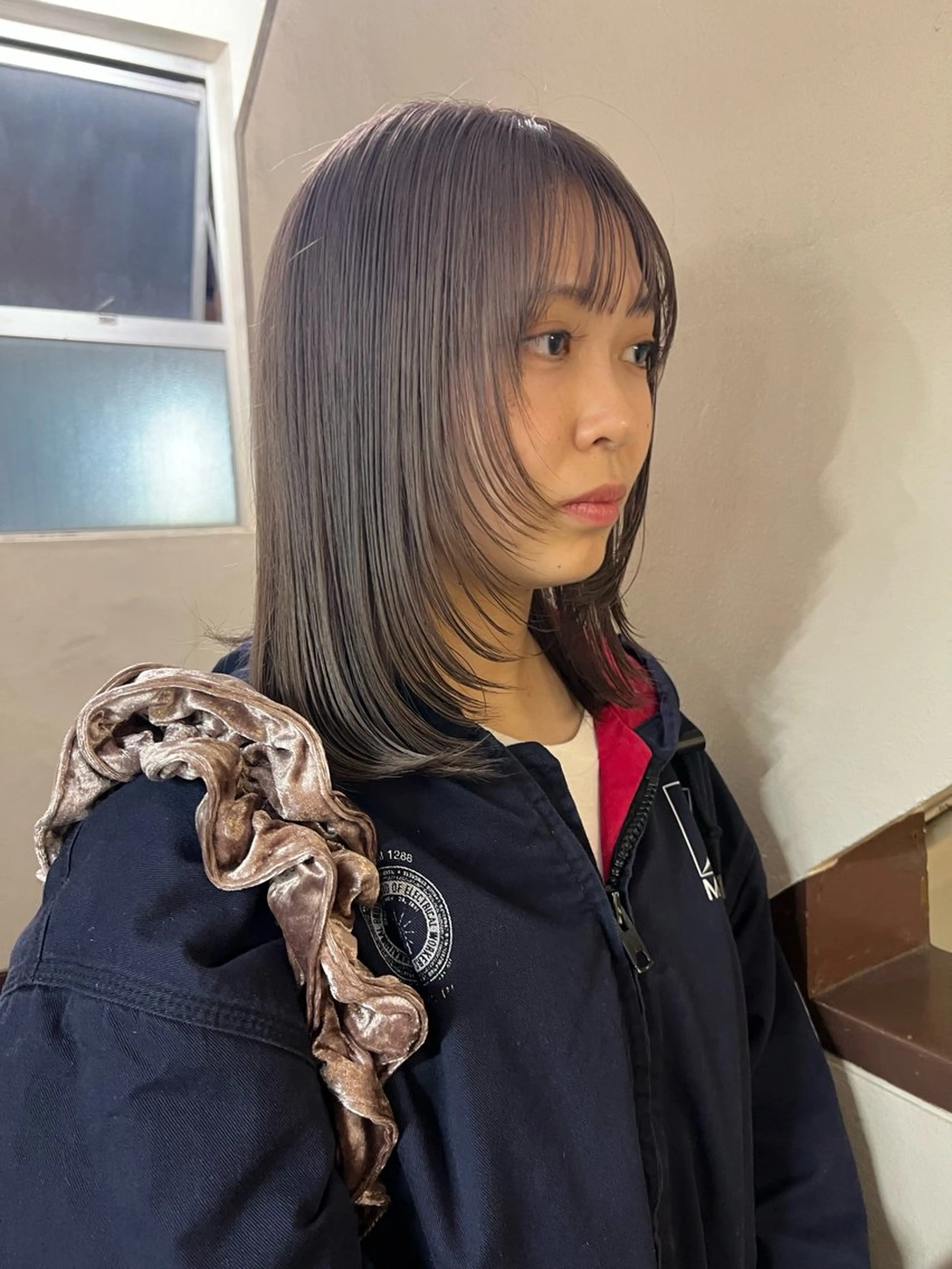 ミディアム カット ヘアカラー トリートメント 東のりか/ハイトーン ブリーチカラー/ボブのヘアスタイル