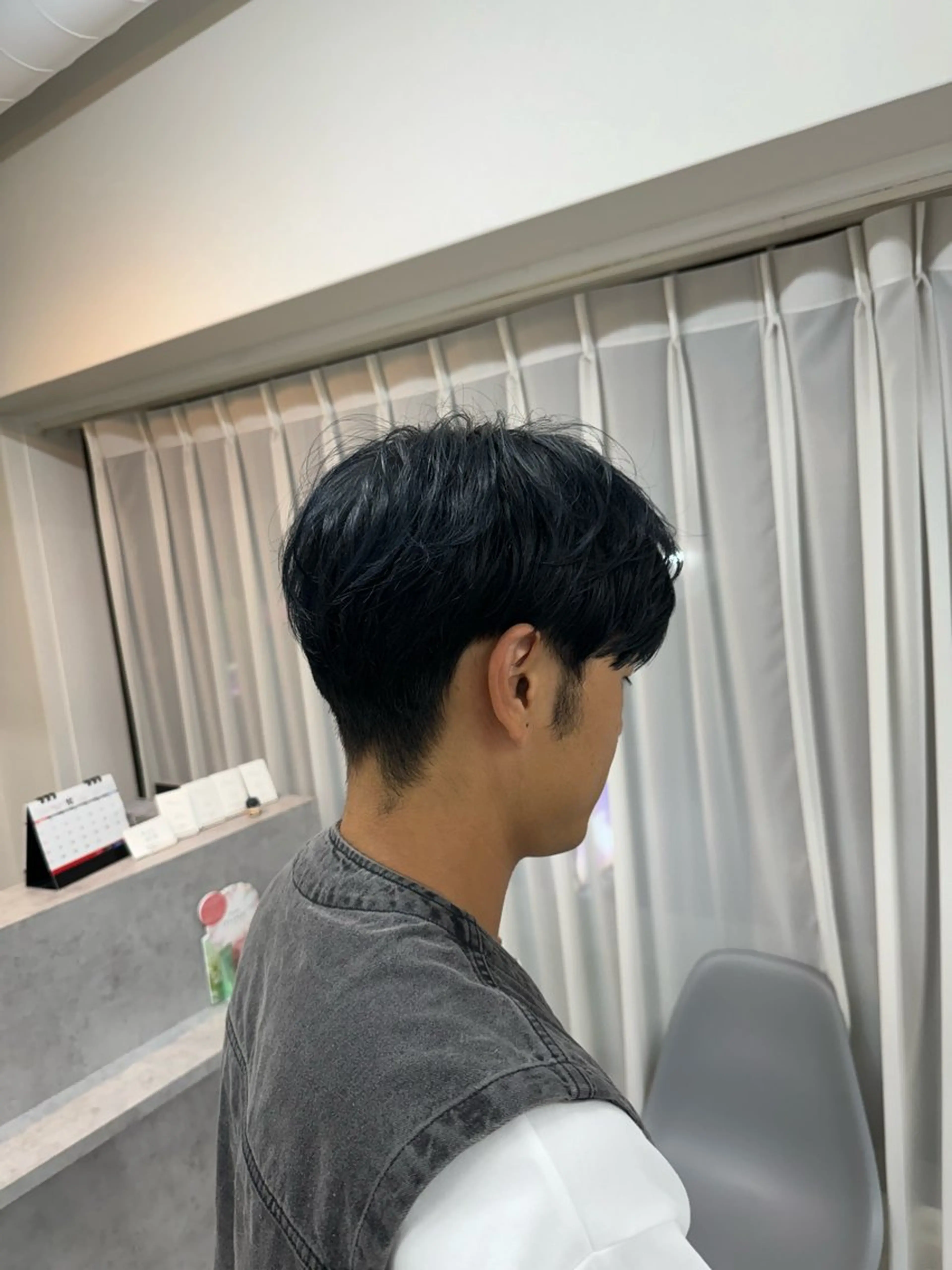 メンズ マッシュ 刈り上げ 辻優太/韓国ヘア/メ ンズ/ダウンパーマのヘアスタイル