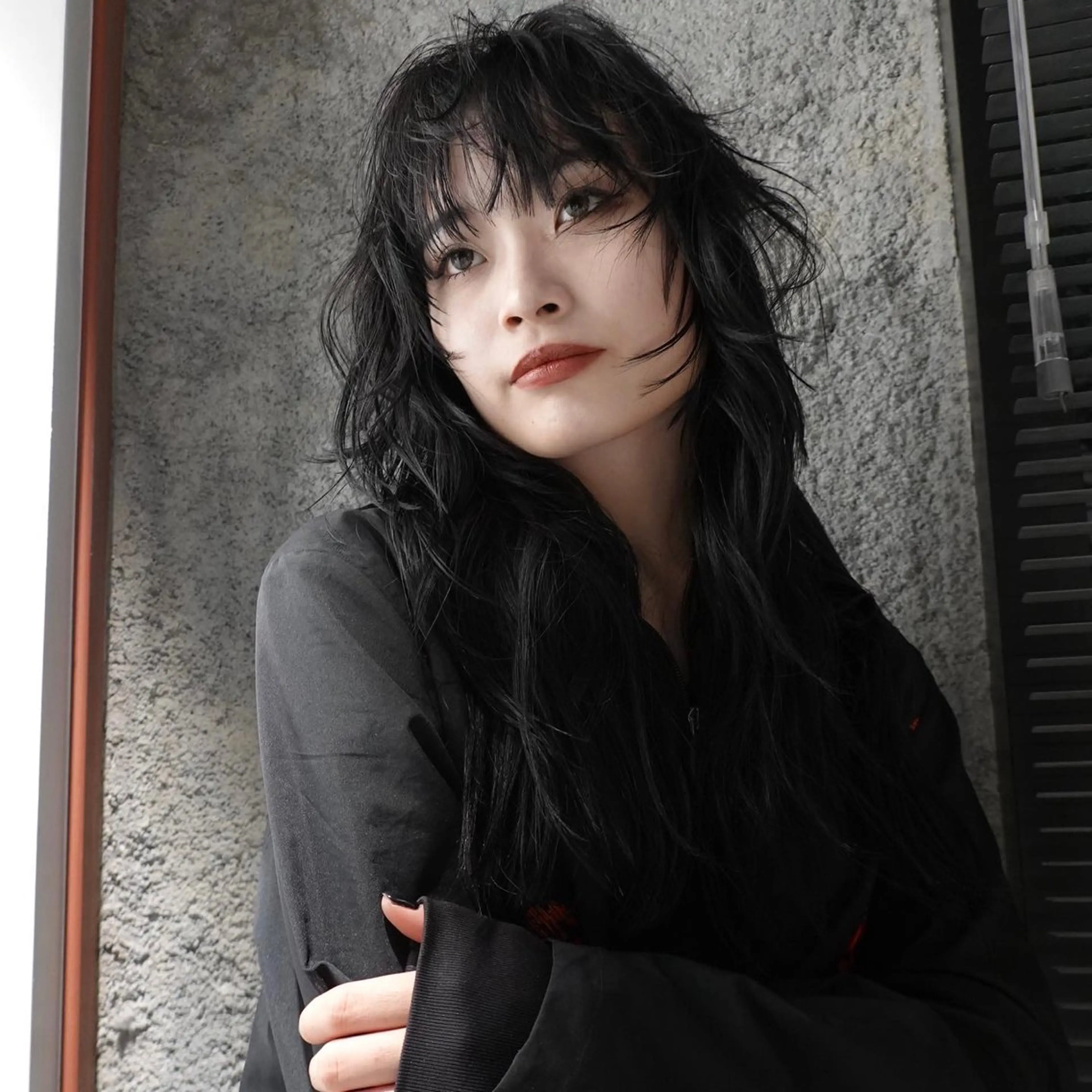 ロング パーマ ハイレイヤー レイヤーカット bloc japon所属・ﾌﾞﾚｲｽﾞ˚✧₊⁎ ﾚｲﾔｰToriのヘアスタイル