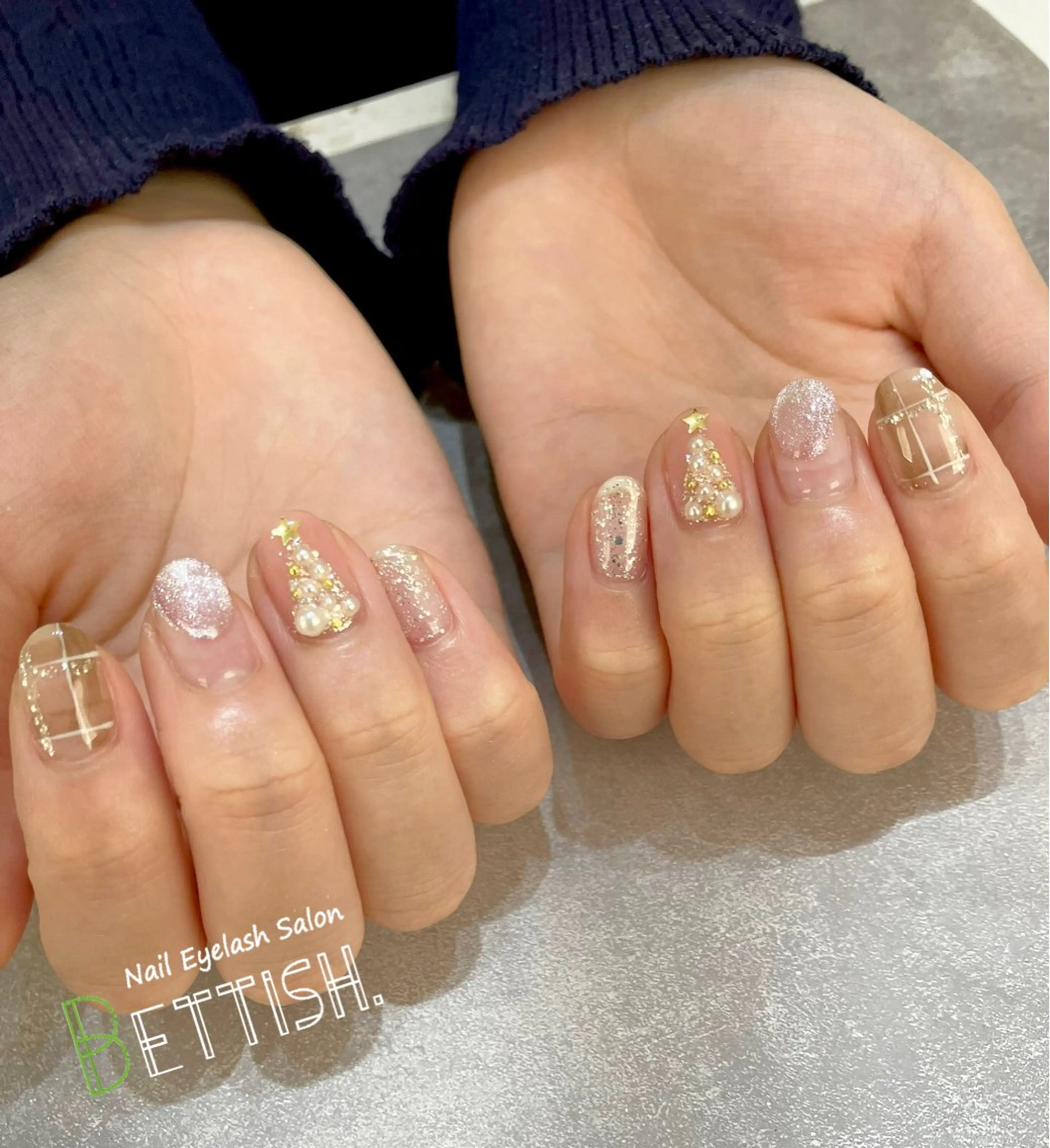 ネイル 冬ネイル クリスマス ハンドネイル BETTISH. KUMIKO☺︎︎のネイルデザイン