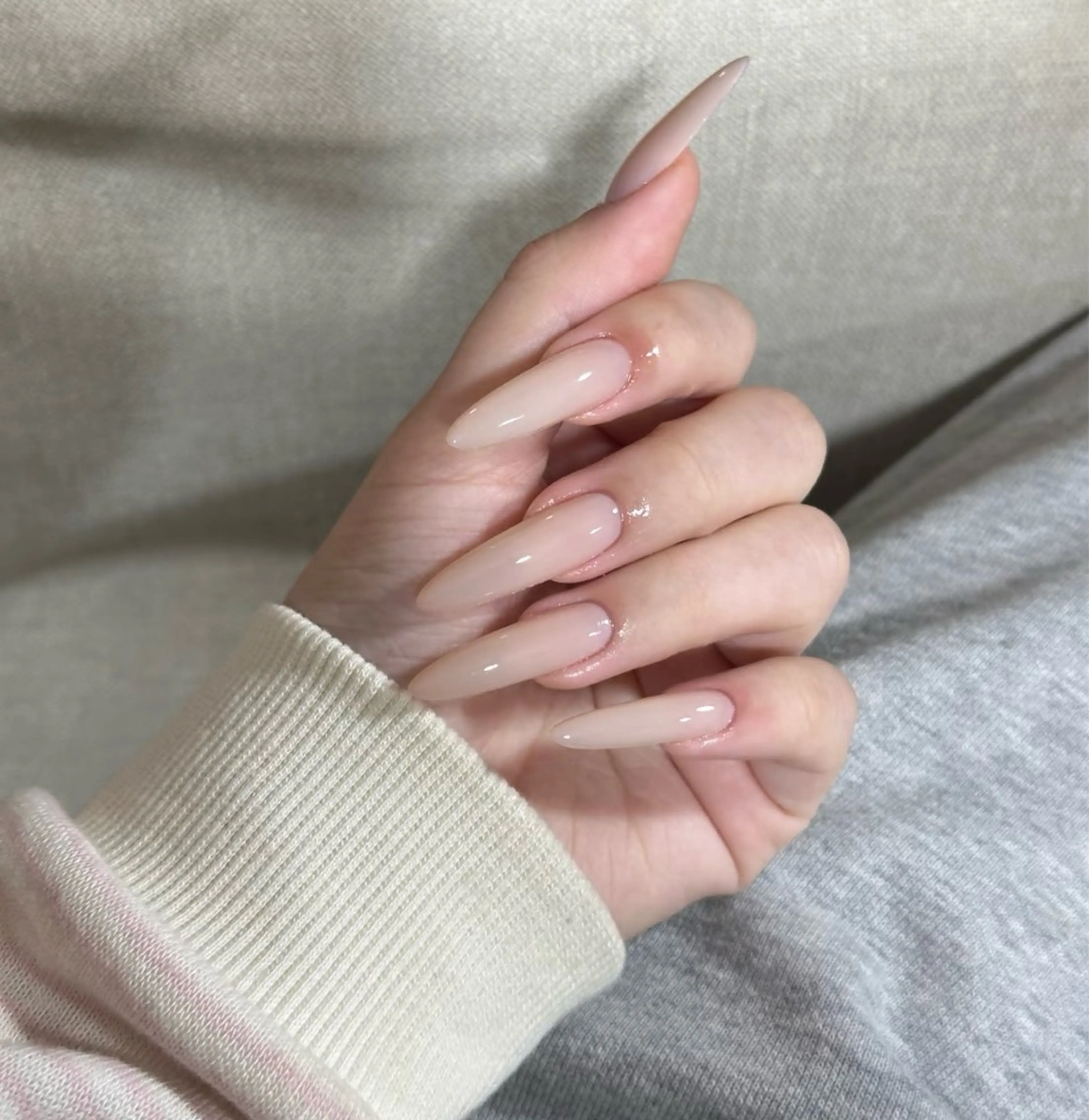 【1級持ち研修ネイリスト★】 【チップスカルプ】ワンカラーorラメグラの写真