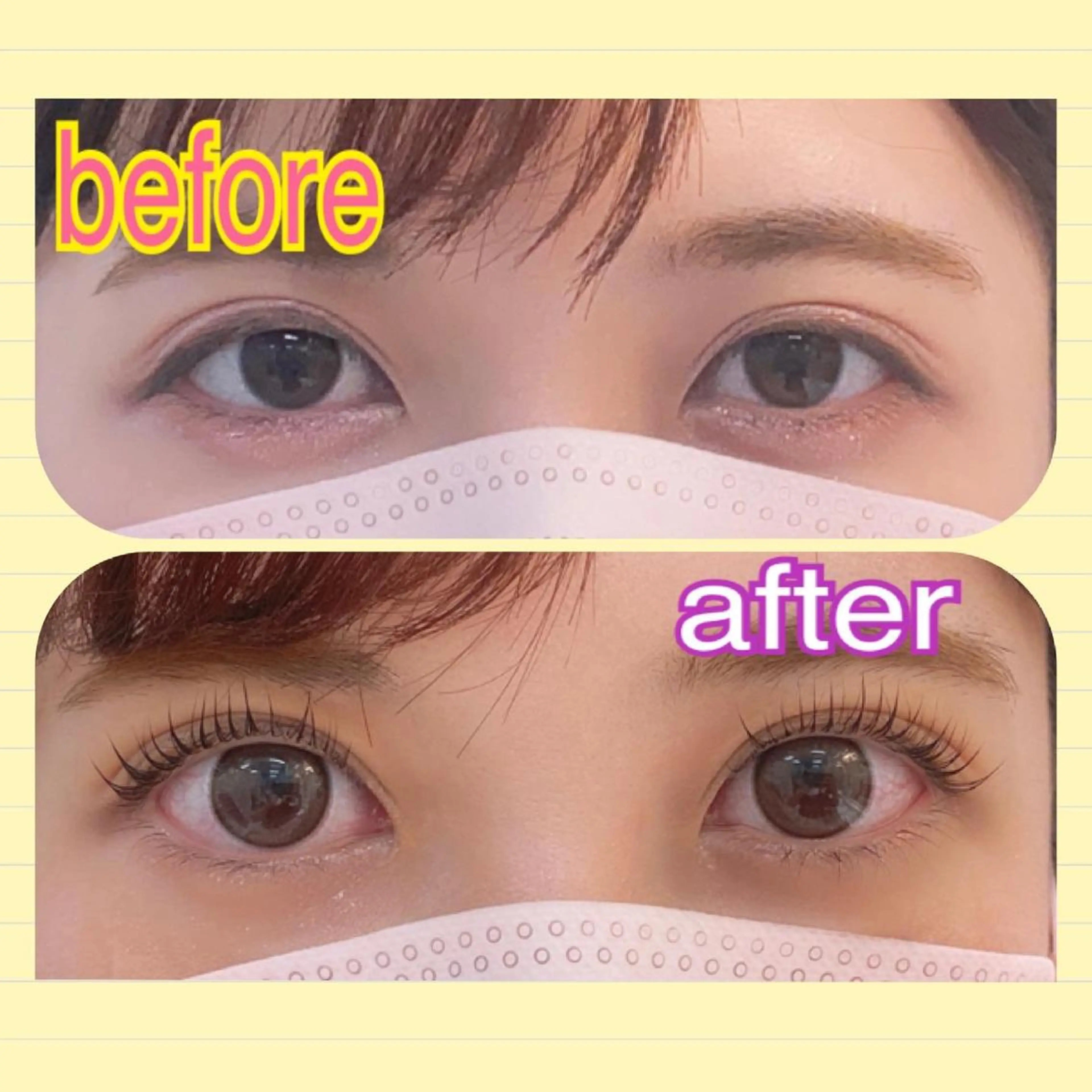 マツエク・マツパ パリジェンヌラッシュリフト マツパ Mrmt Azsのマツエク・マツパデザイン