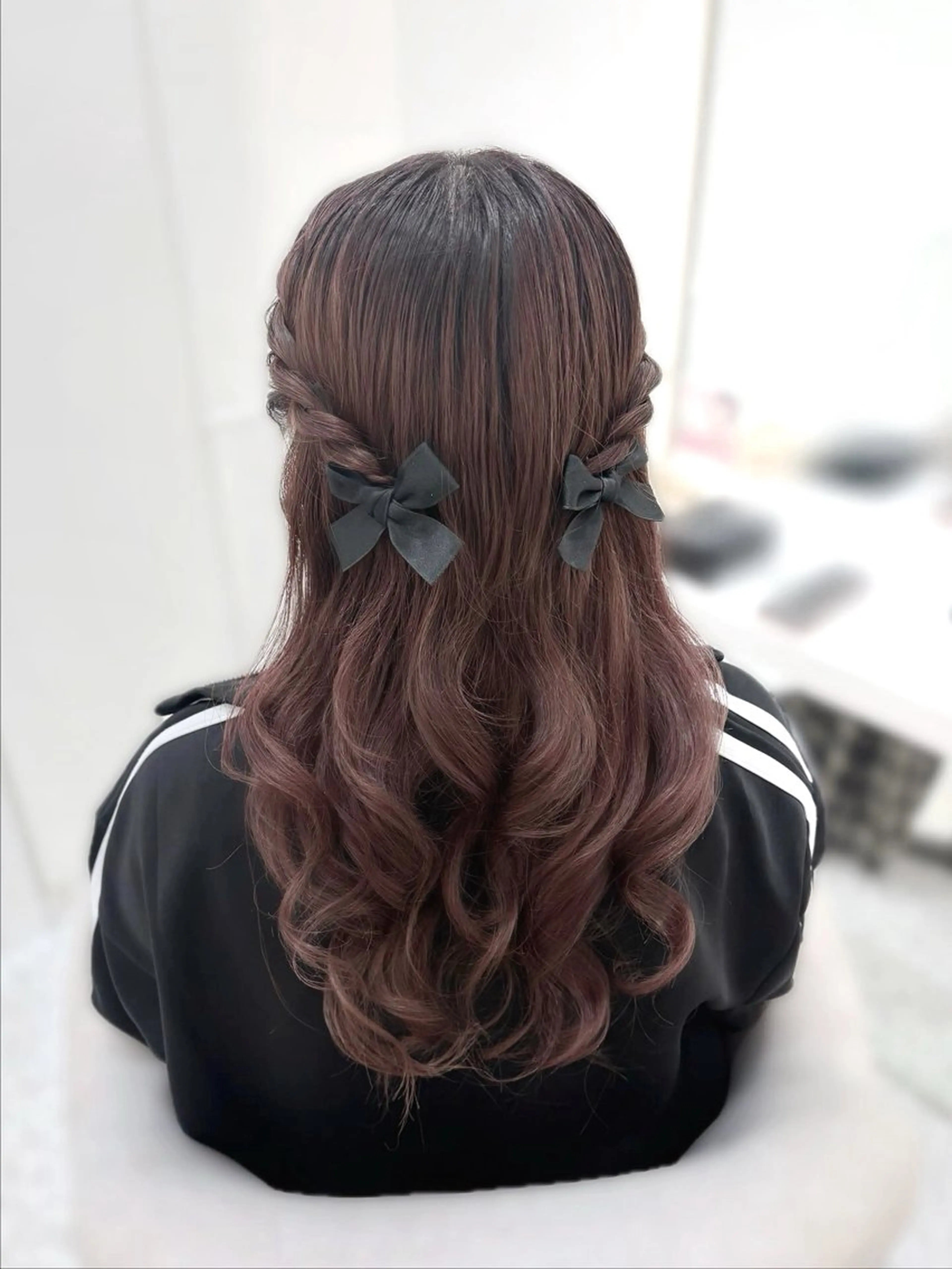 ロング ヘアアレンジ ヨシンモリ ヘアセット ゆうひ🎀艶カラー/ ヘアメ/チョコカラーのヘアスタイル