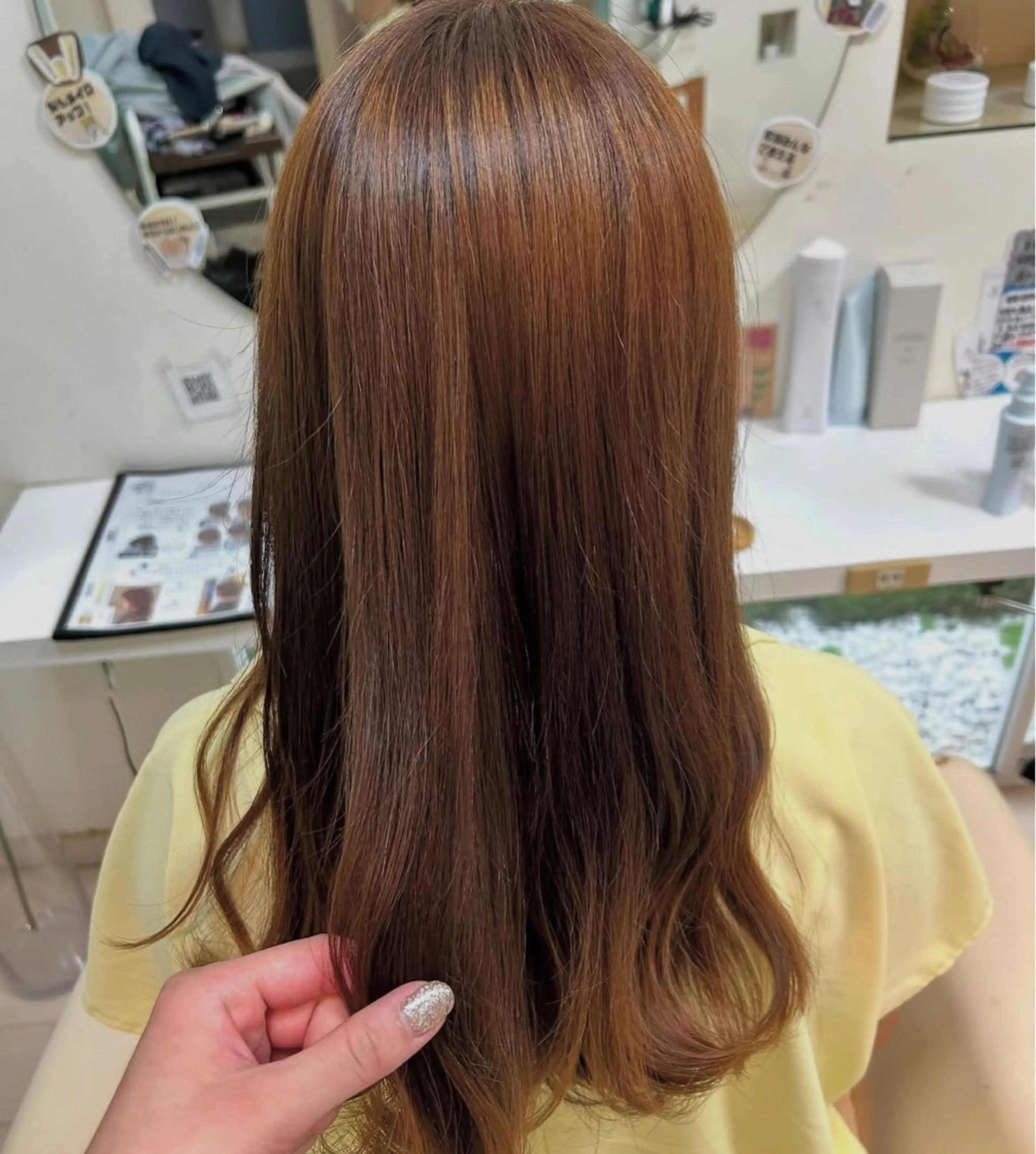 セミロング ヘアカラー トリートメント ~eMu~ hikaruのヘアスタイル