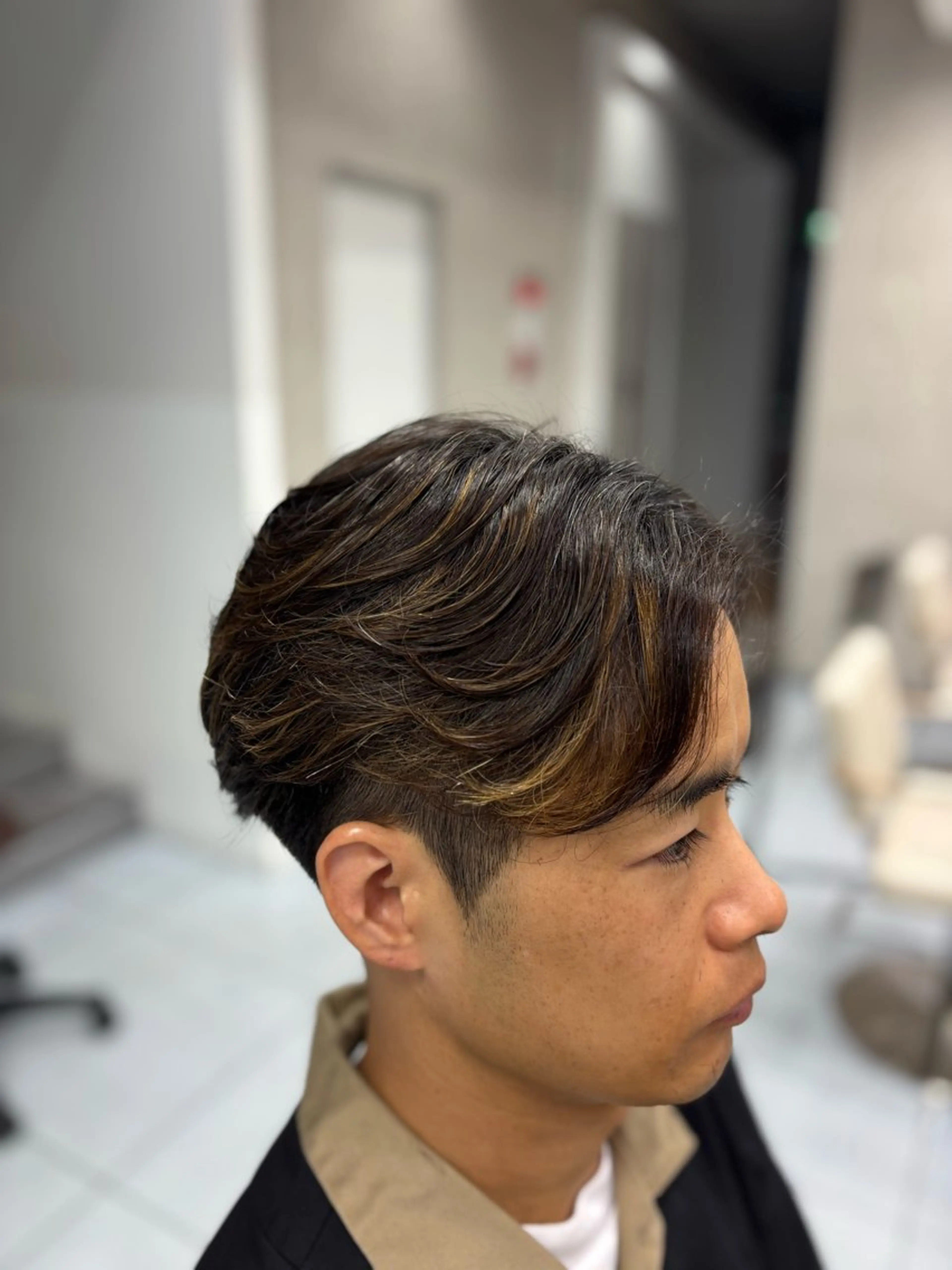 ショート パーマ メンズ カット パーマ メンズ特化韓国風 パーマスタイル/りんのヘアスタイル