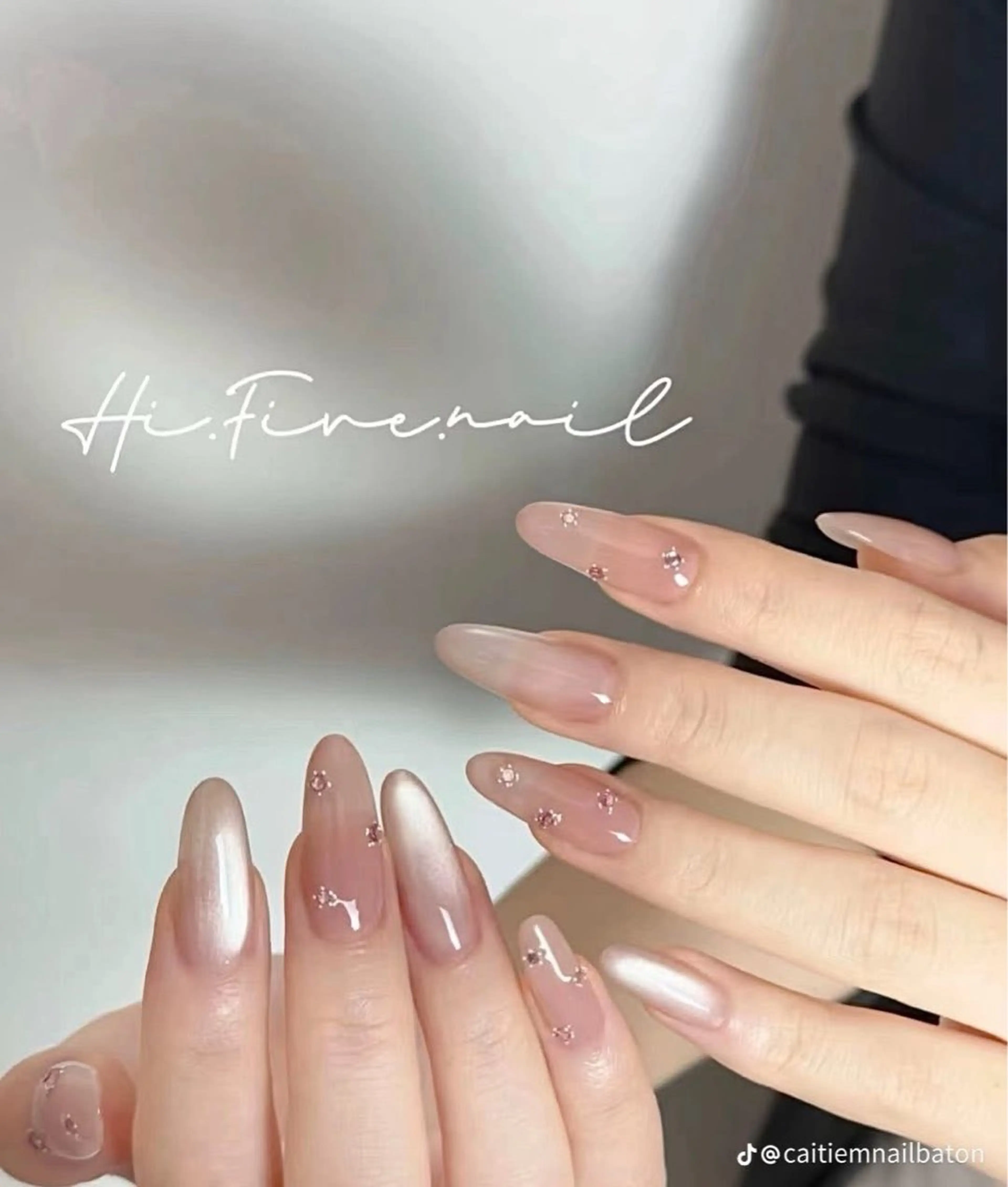 ネイル 韓国ネイル 持ち込み ニュアンスネイル ネイルチップ ROSE ANA CHUO 本川越のネイルデザイン