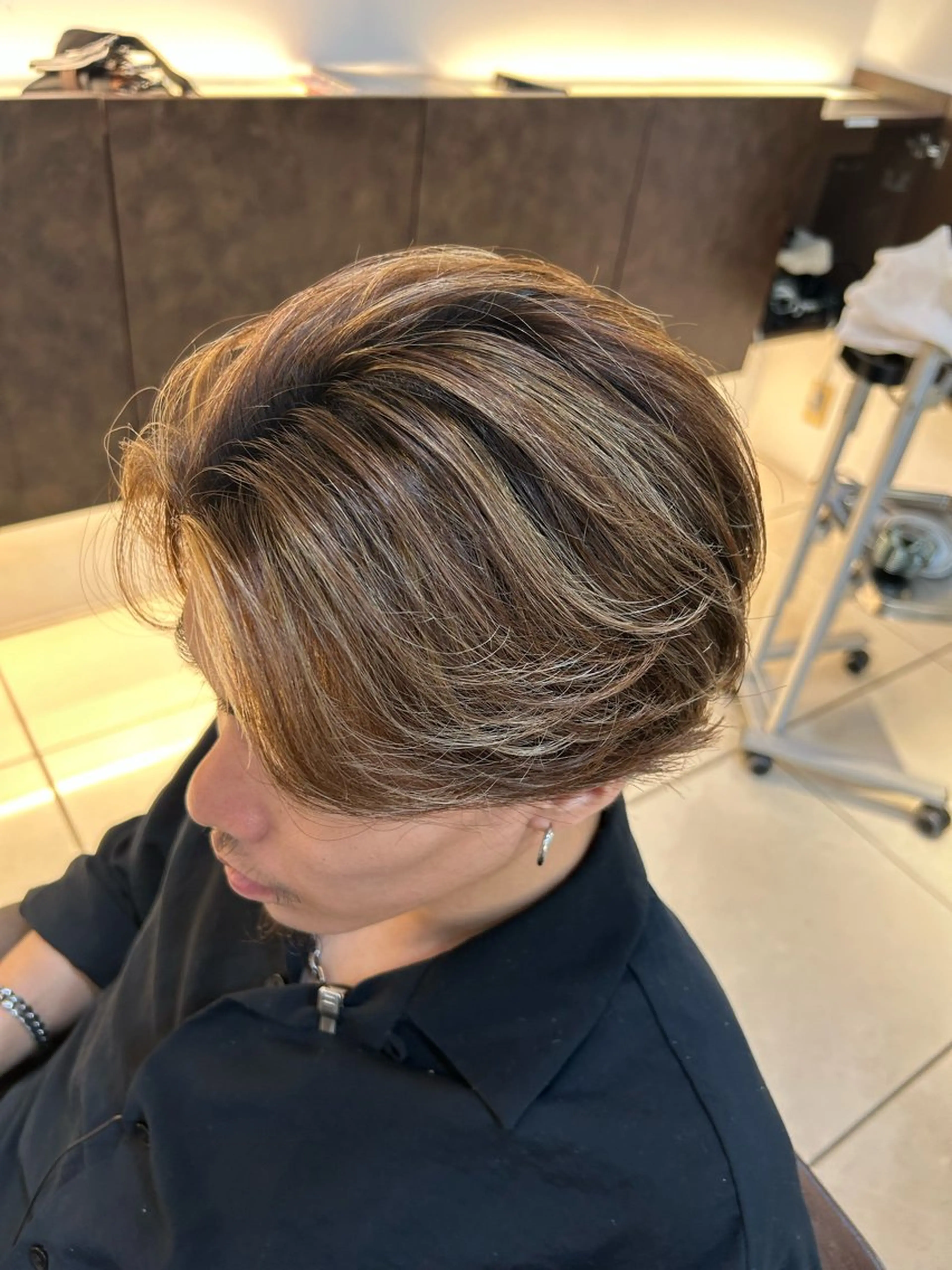 ショート カラー ハイライトカラー ハイライト 失敗しないパーマ 稲葉/草薙のヘアスタイル