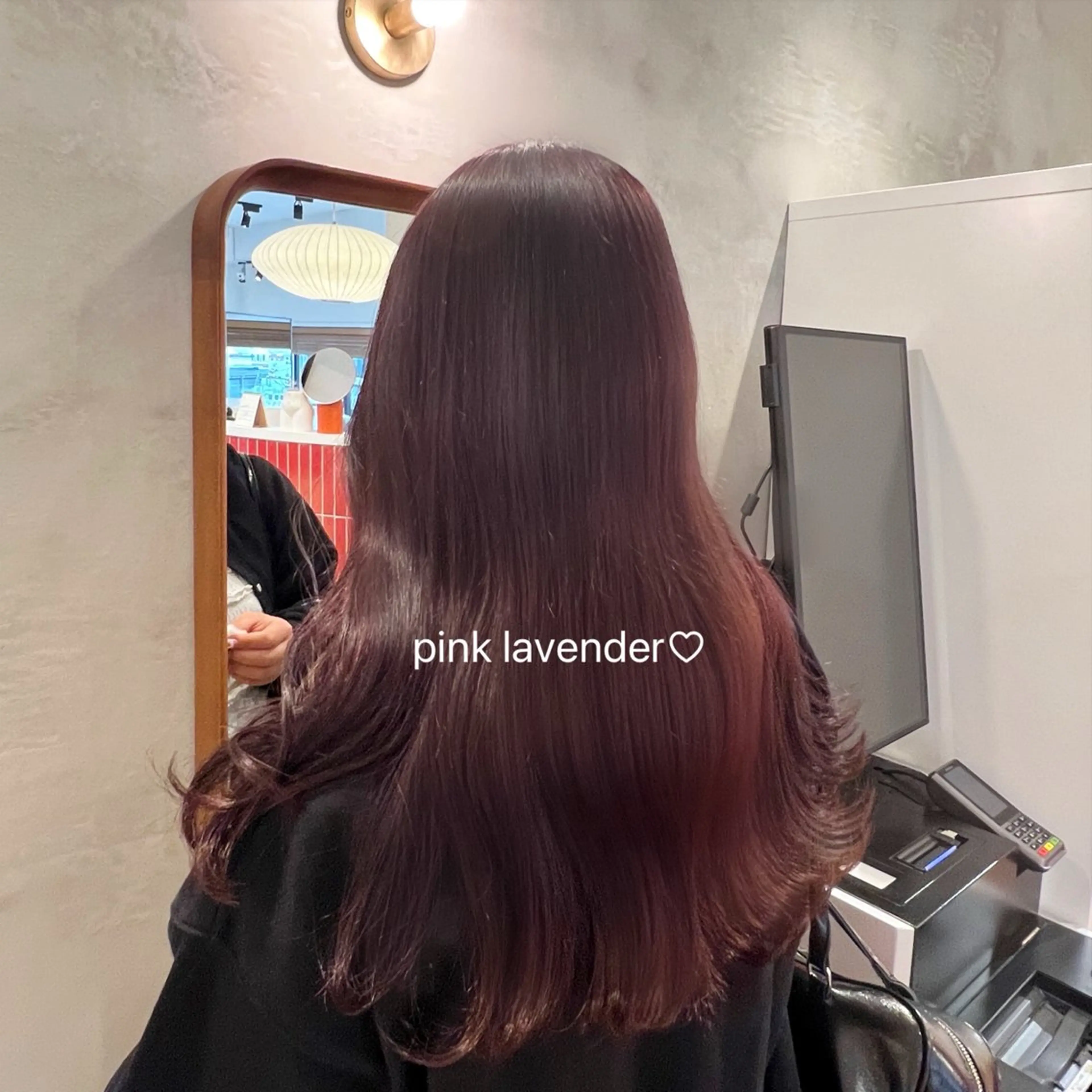 ロング カラー ブリーチ ダブルカラー ラベンダーカラー ブリーチなしカラー ピンクカラー 暖色/透明感カラー 🩰ayano♡のヘアスタイル