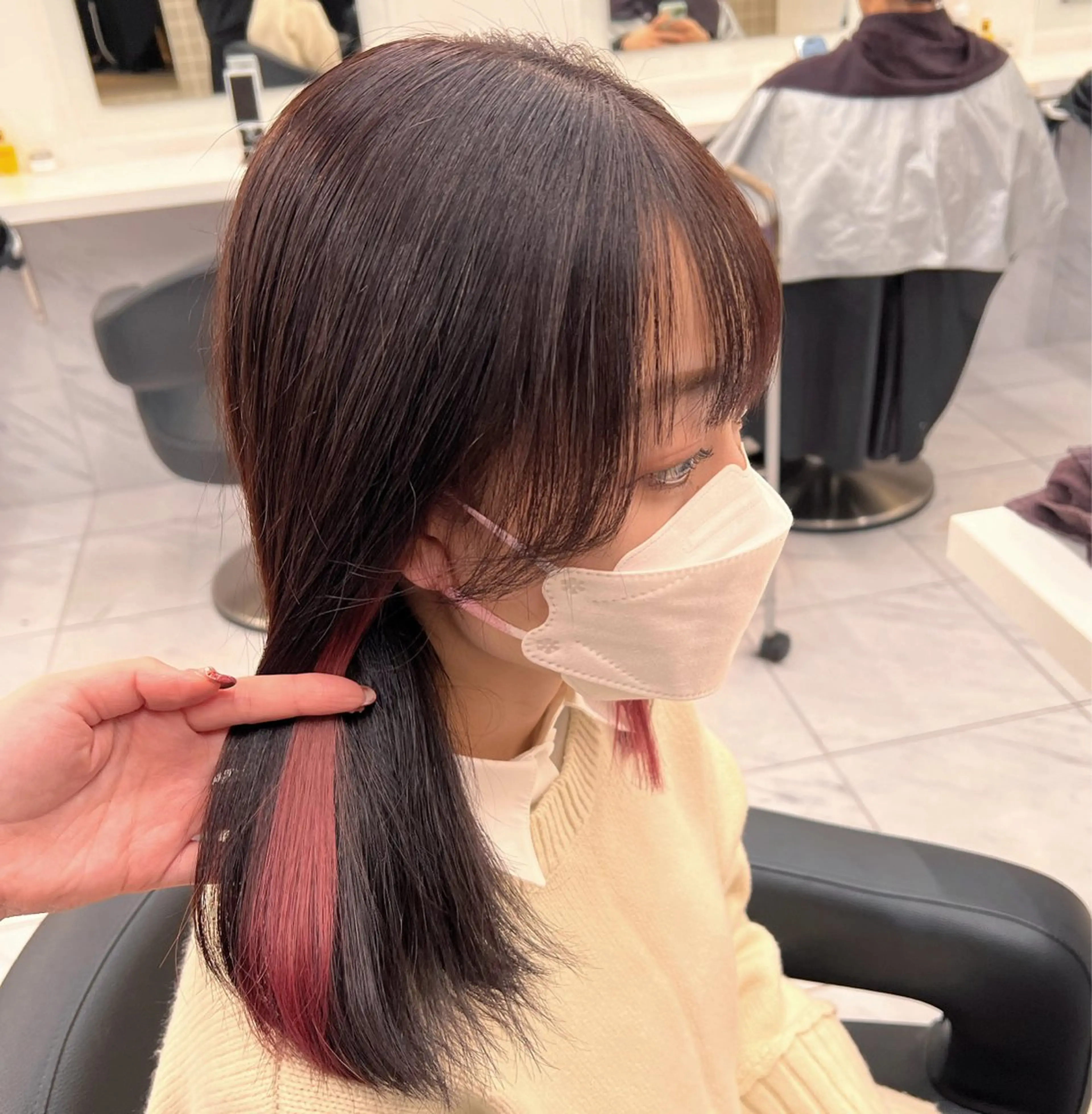 ミディアム カラー 💖札幌カラー 指名No.1💖玲奈のヘアスタイル