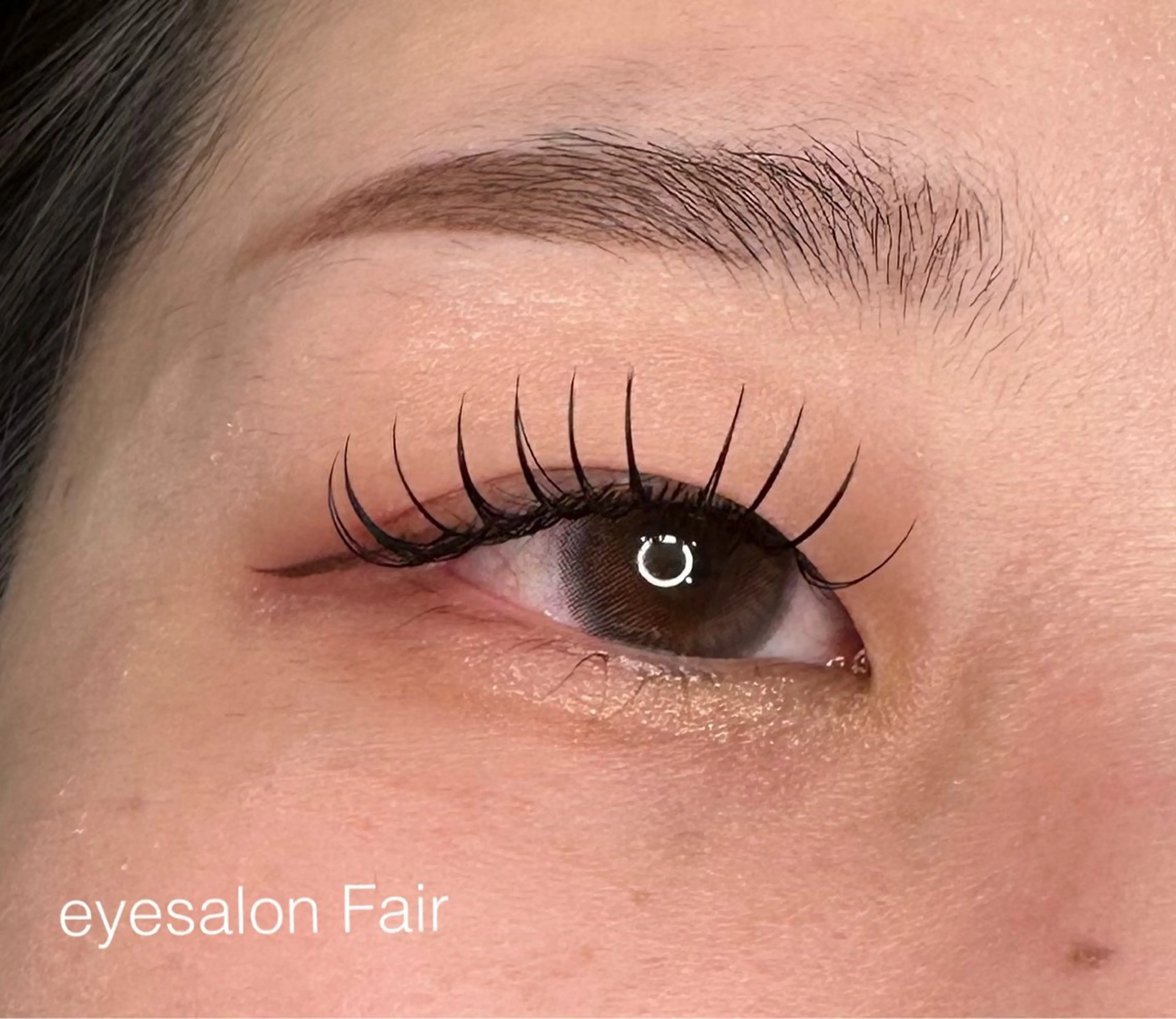 マツエク・マツパ Dカール フラットラッシュ 杉﨑 遥のマツエク・マツパデザイン