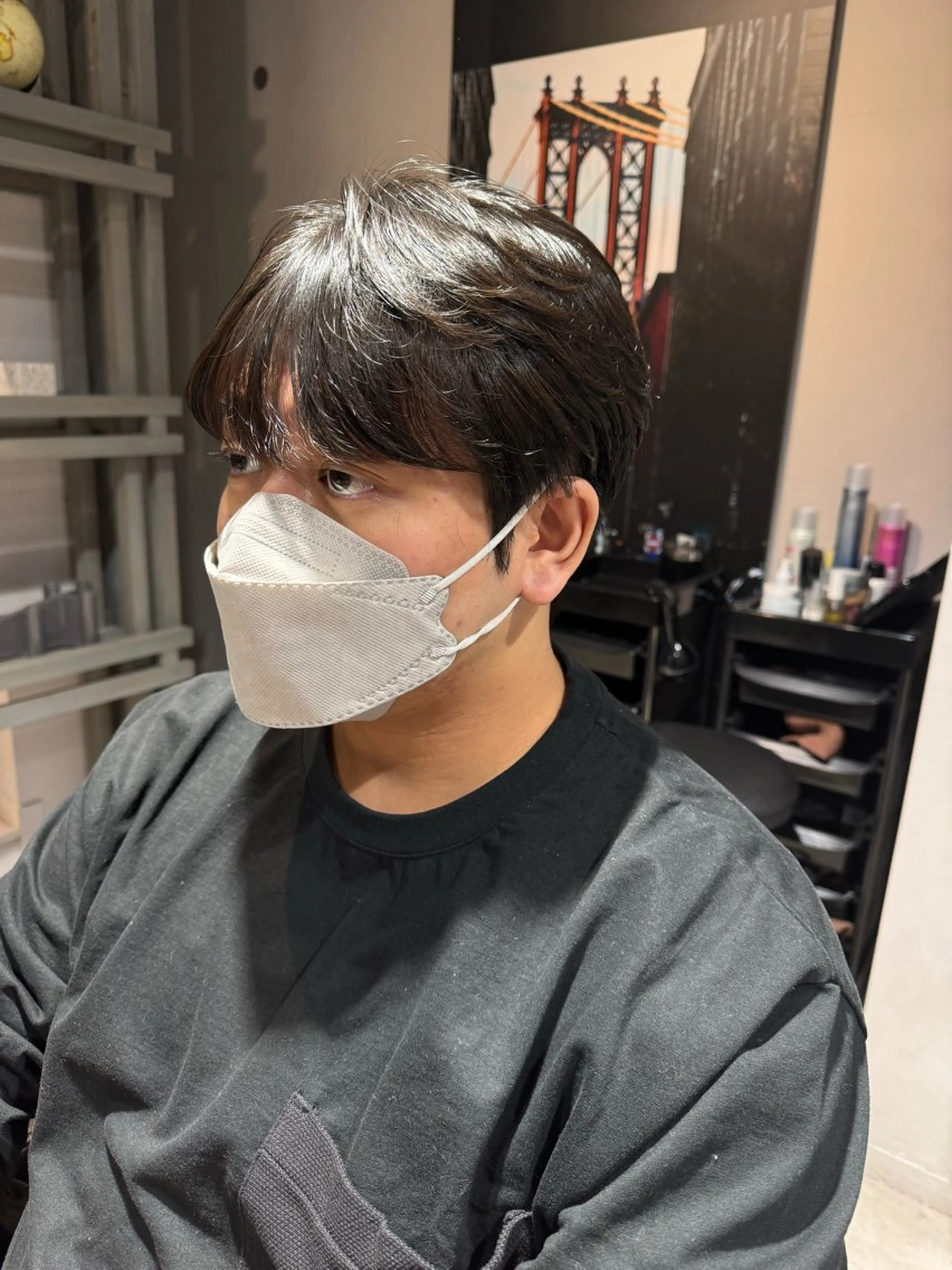 ショート パーマ メンズ メンズ韓国風 メンズパーマ 韓国風ヘア カット パーマ トリートメント 似合う髪型が 分からない方へのヘアスタイル