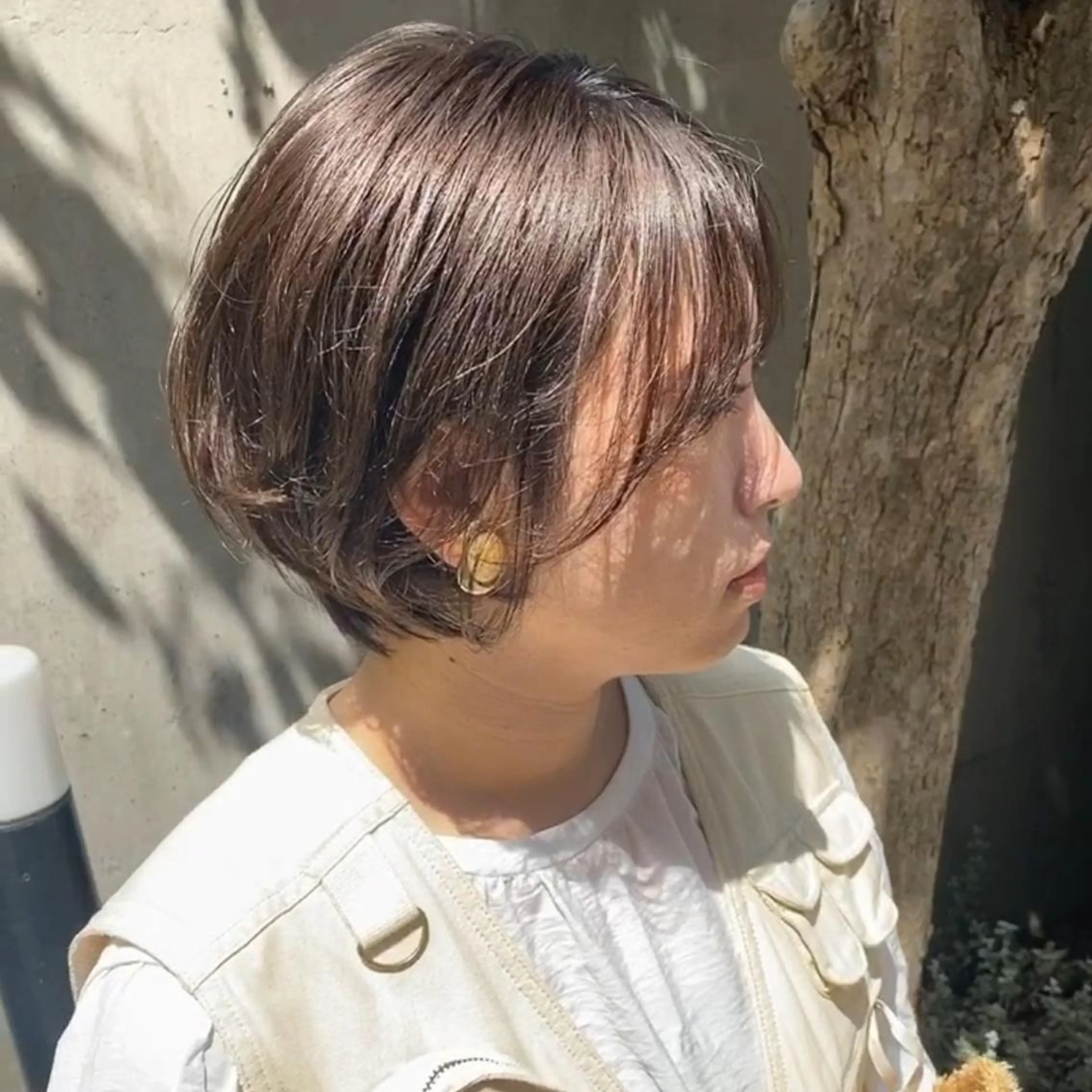 ショート カラー カット 柔らかいcolor 🌿harukaのヘアスタイル