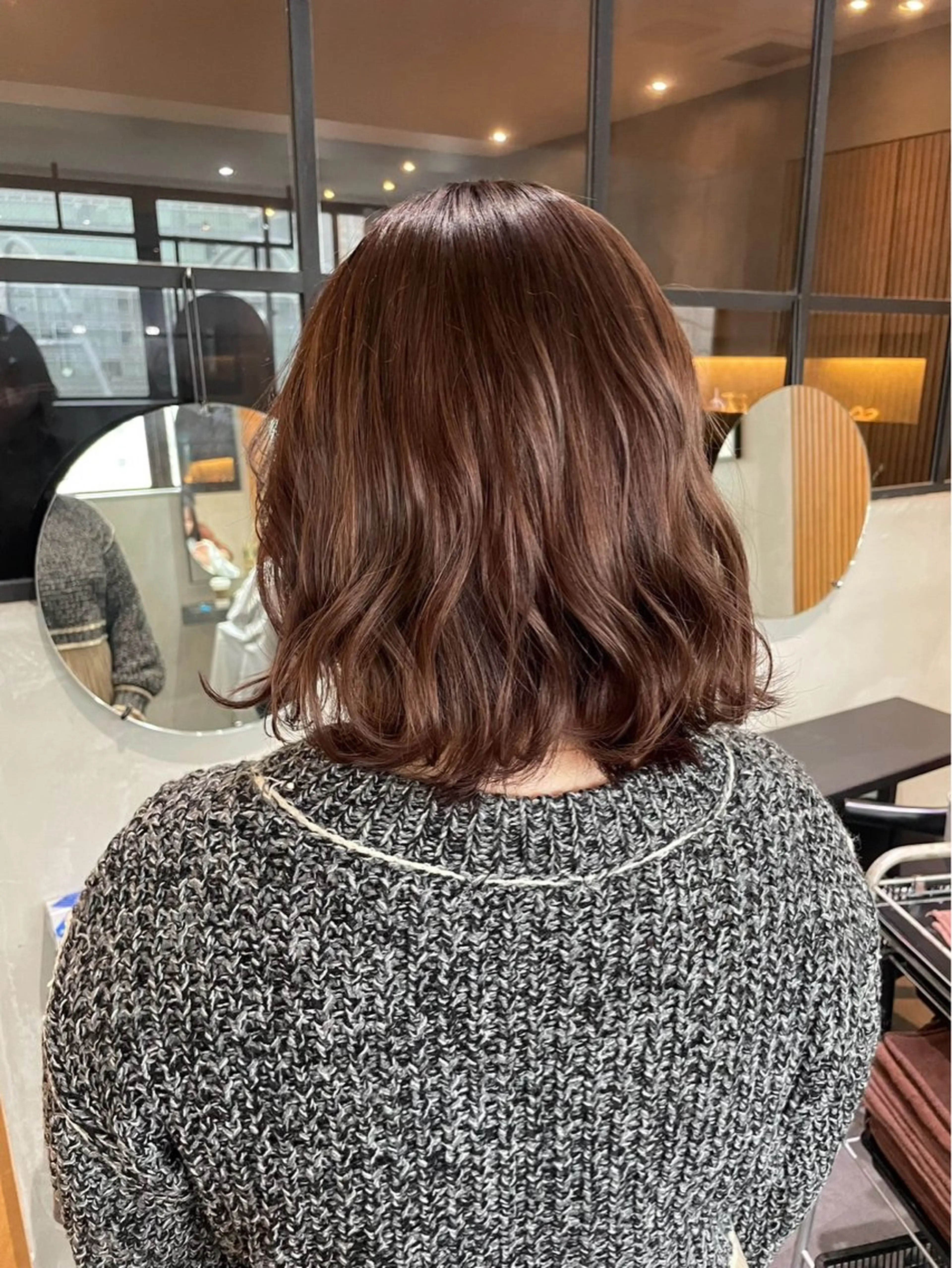 カラー ヘアカラー トリートメント over hair 池袋　yuriaのヘアスタイル