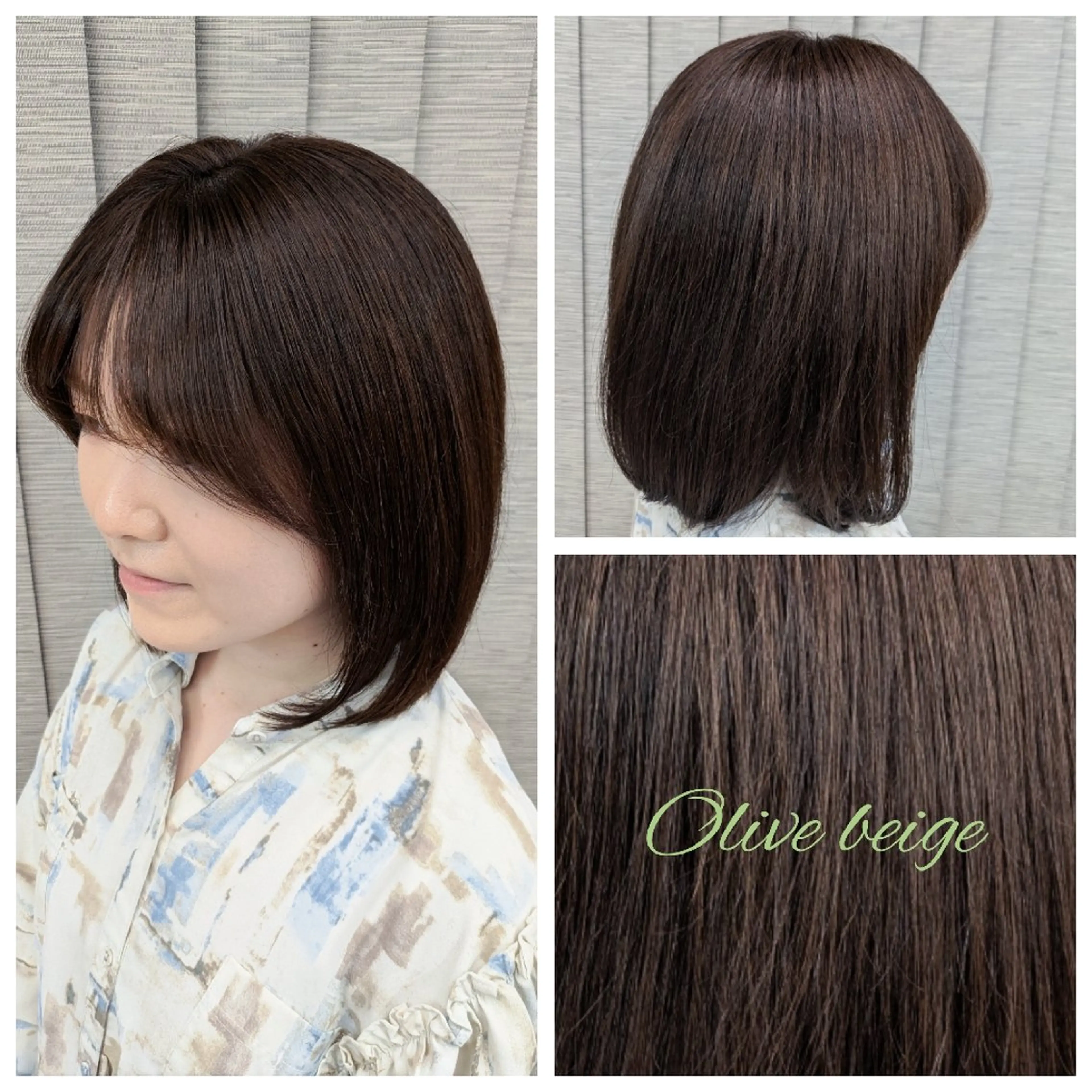 カラー 透明感カラー オリーブカラー ヘアカラー 🌸センター北 🌸森田 果南🌸のヘアスタイル