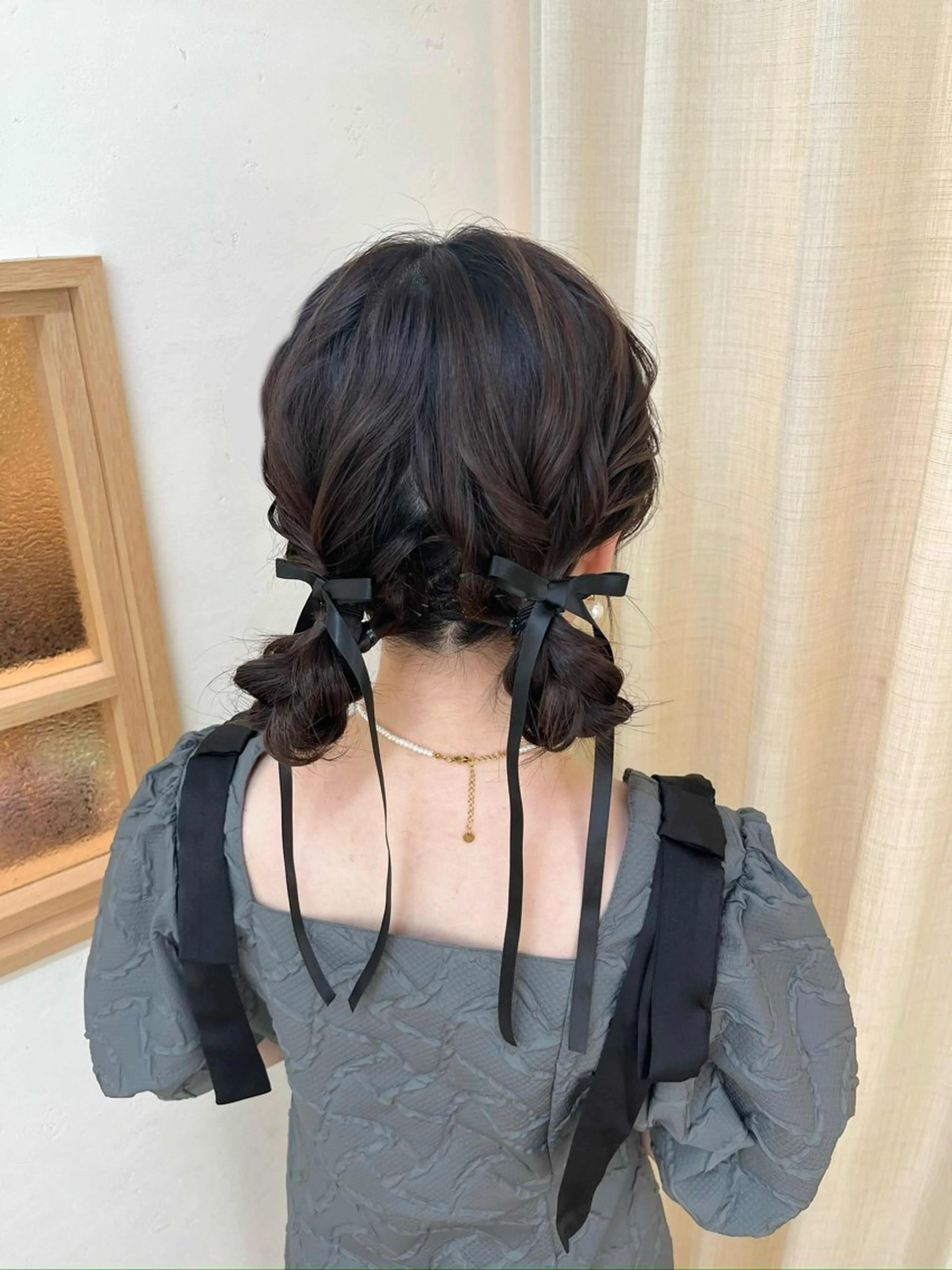 ヘアアレンジ お団子ヘア ヘアセット 参列・イベントヘア♡ ゆいなのヘアスタイル