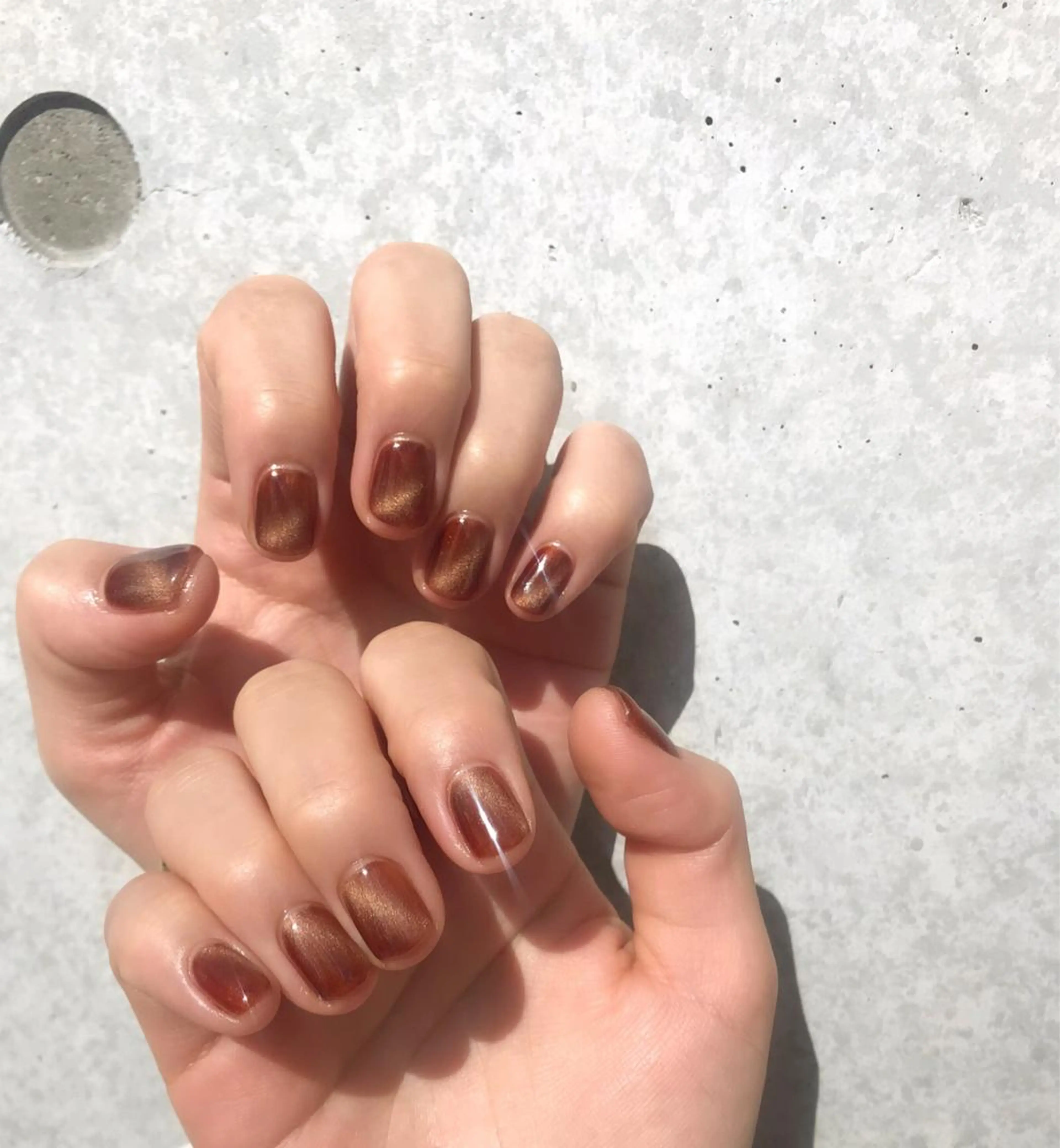 ネイル ジェルネイル マグネットネイル ハンドネイル Soeur ネイリストのネイルデザイン