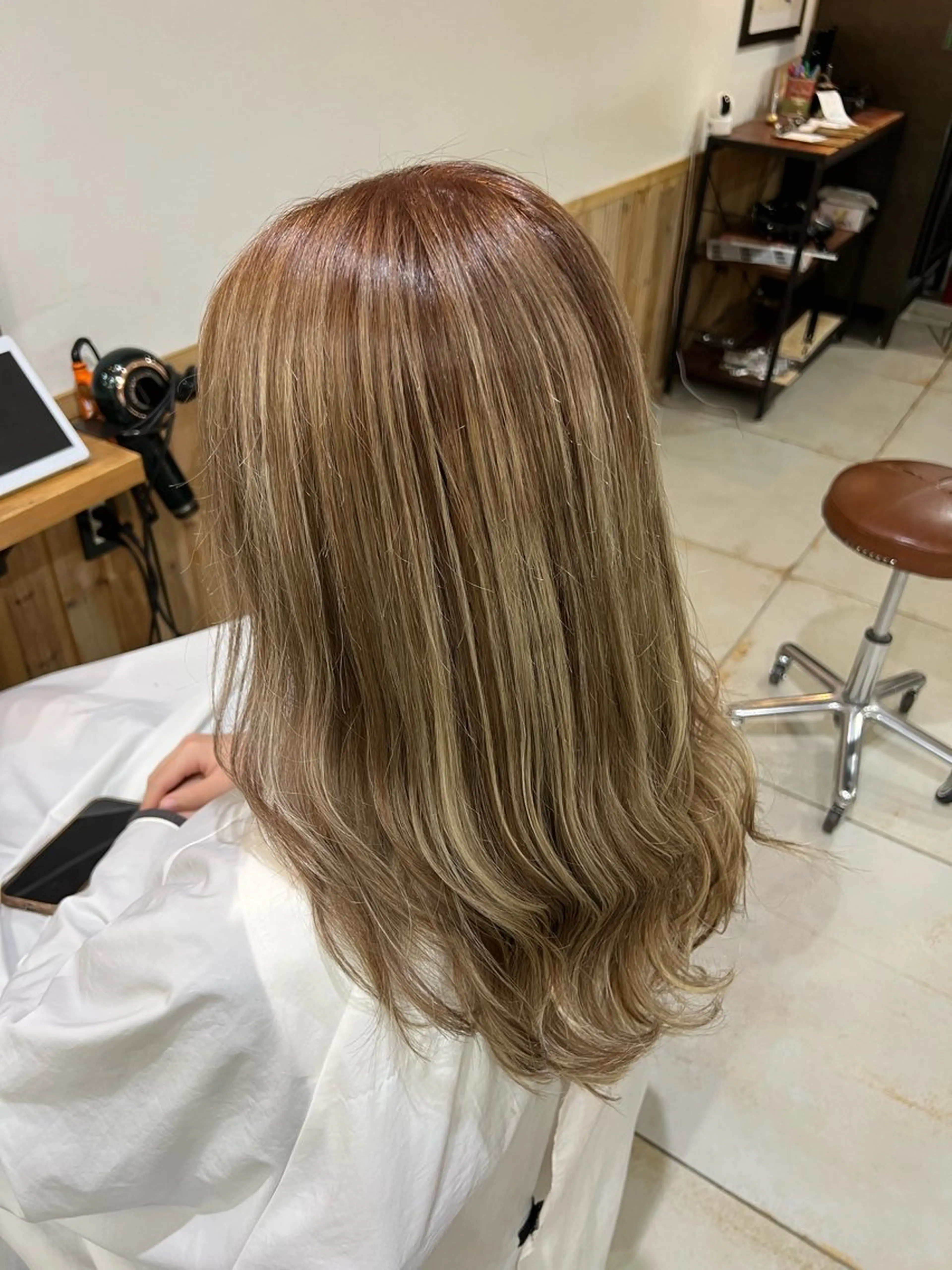 ロング カラー 🌈ダブルカラー🌈 💚みやのしんじ💚のヘアスタイル