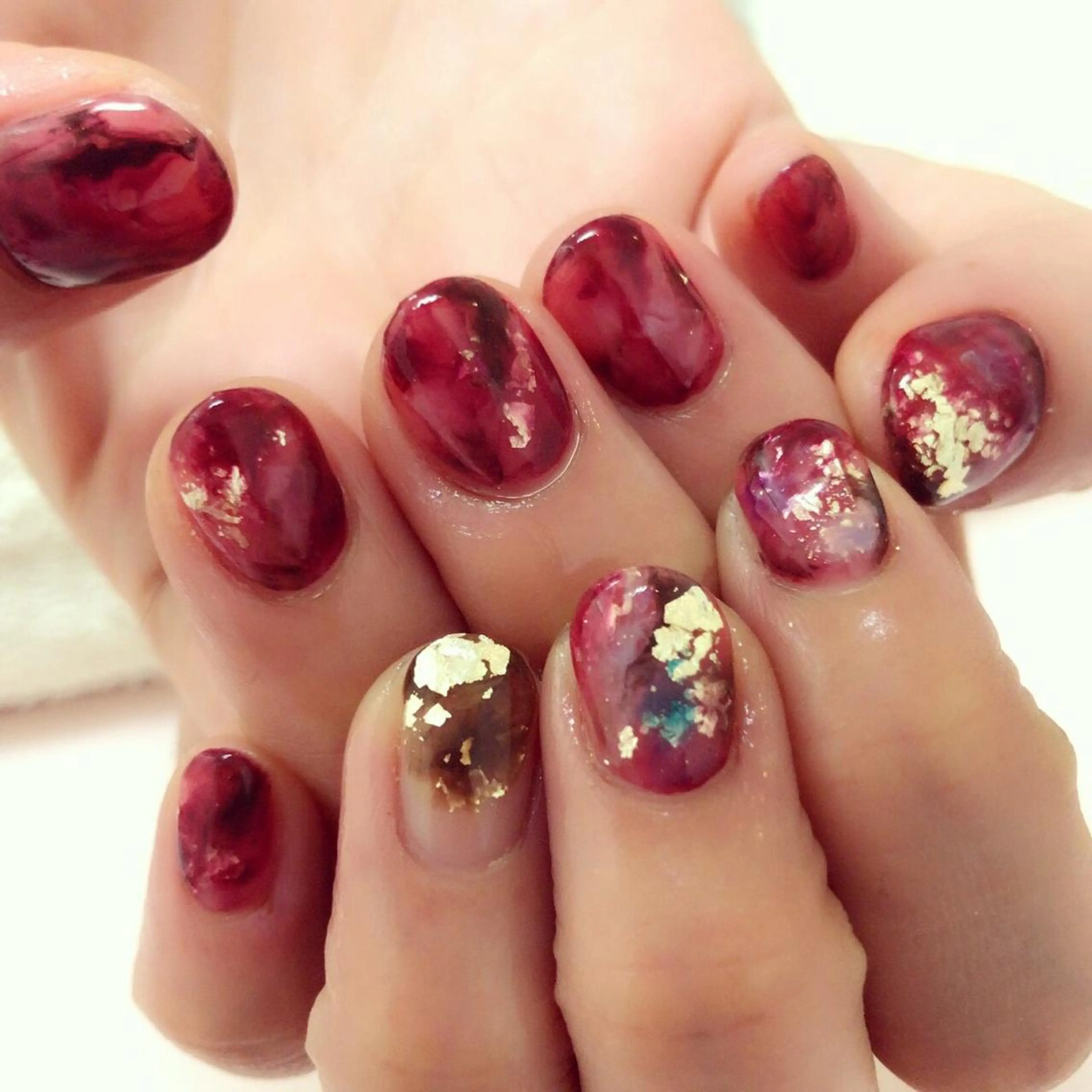 セミロング ネイル クリスマス 冬ネイル クリスマス Nail cottageのネイルデザイン