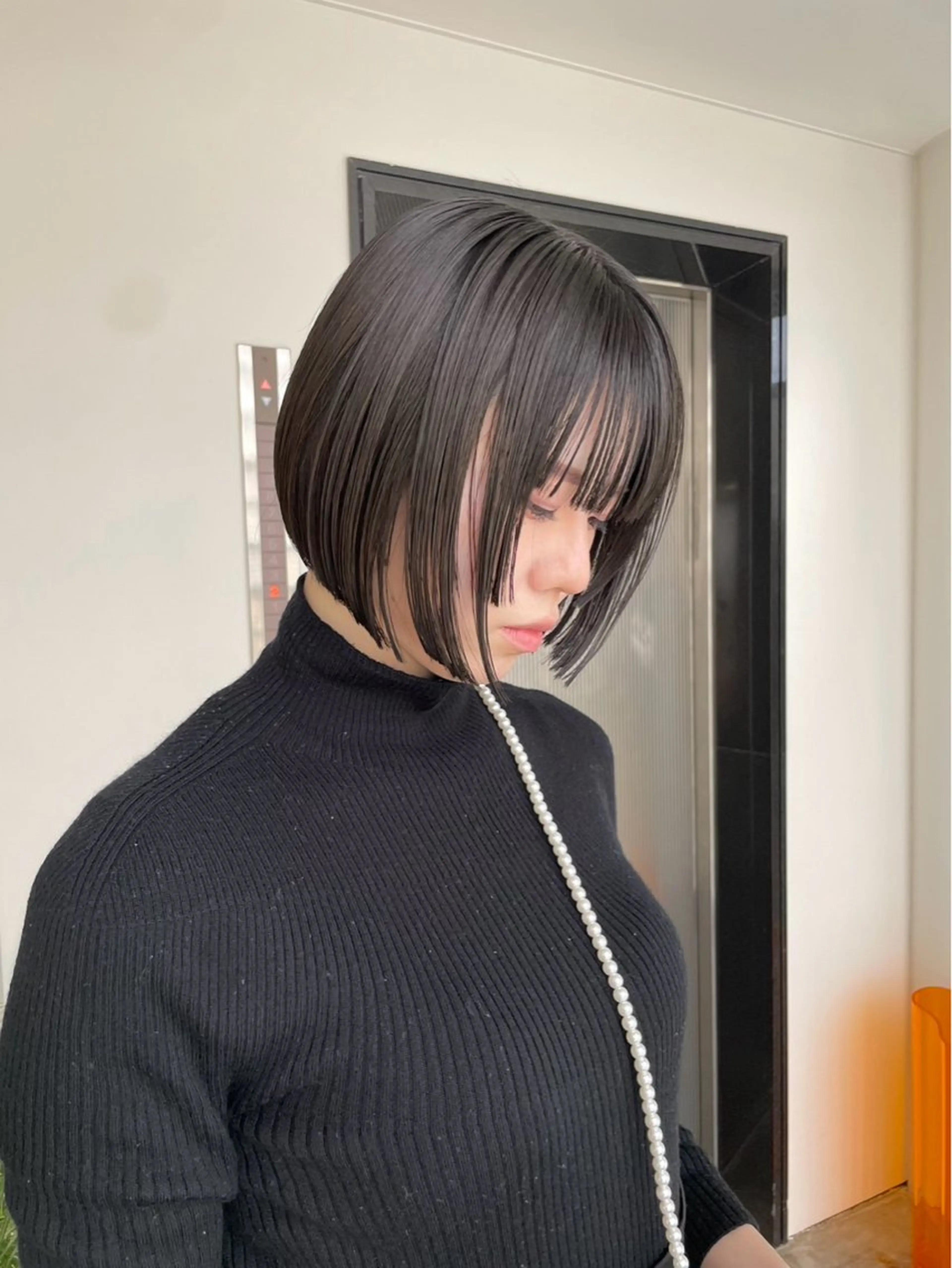 ショート ボブ 🟡ひろの/ツヤ カラー/髪質改善🟡のヘアスタイル