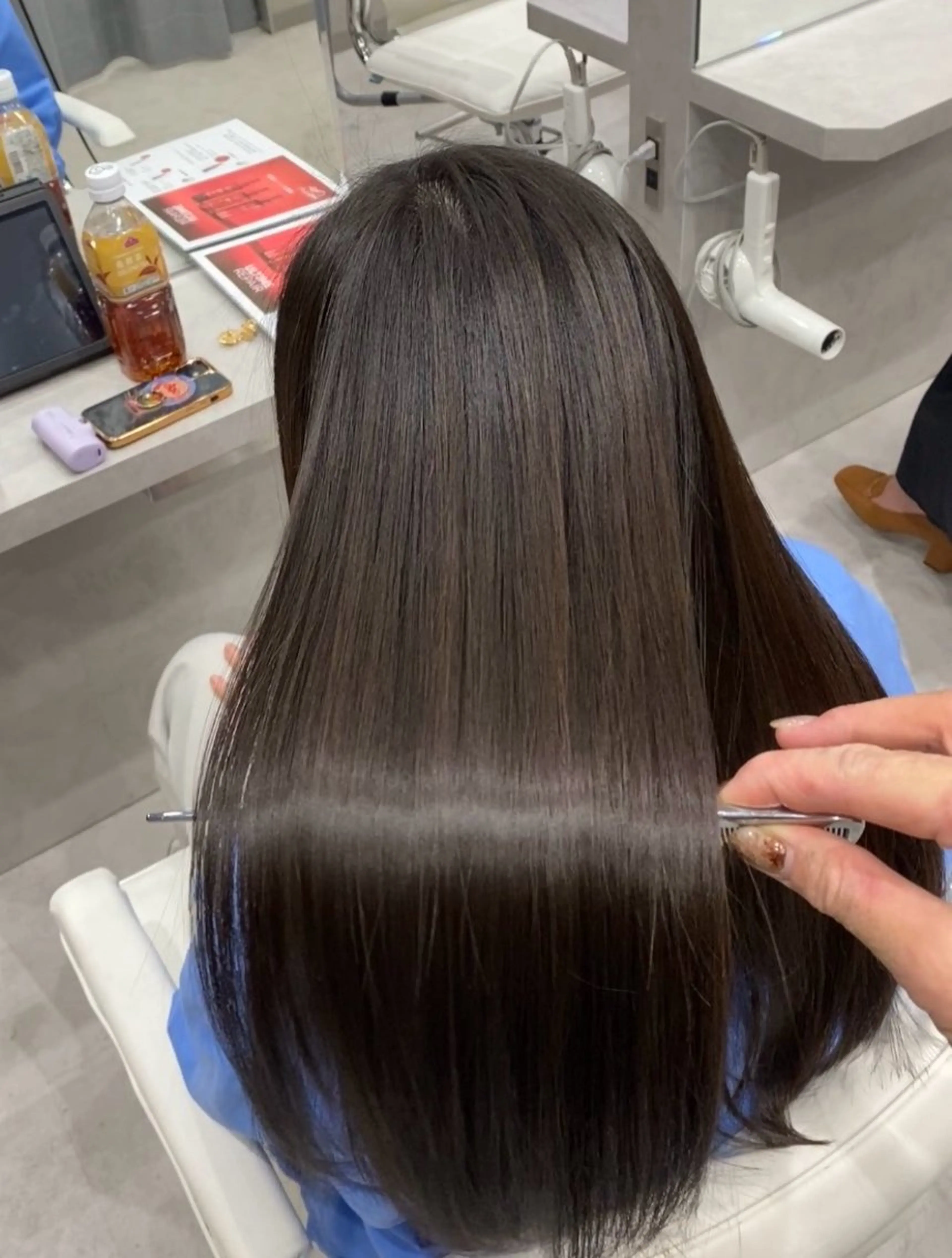 ロング カット 縮毛矯正 髪質改善/レイヤー 🫧山本勇輝🫧のヘアスタイル