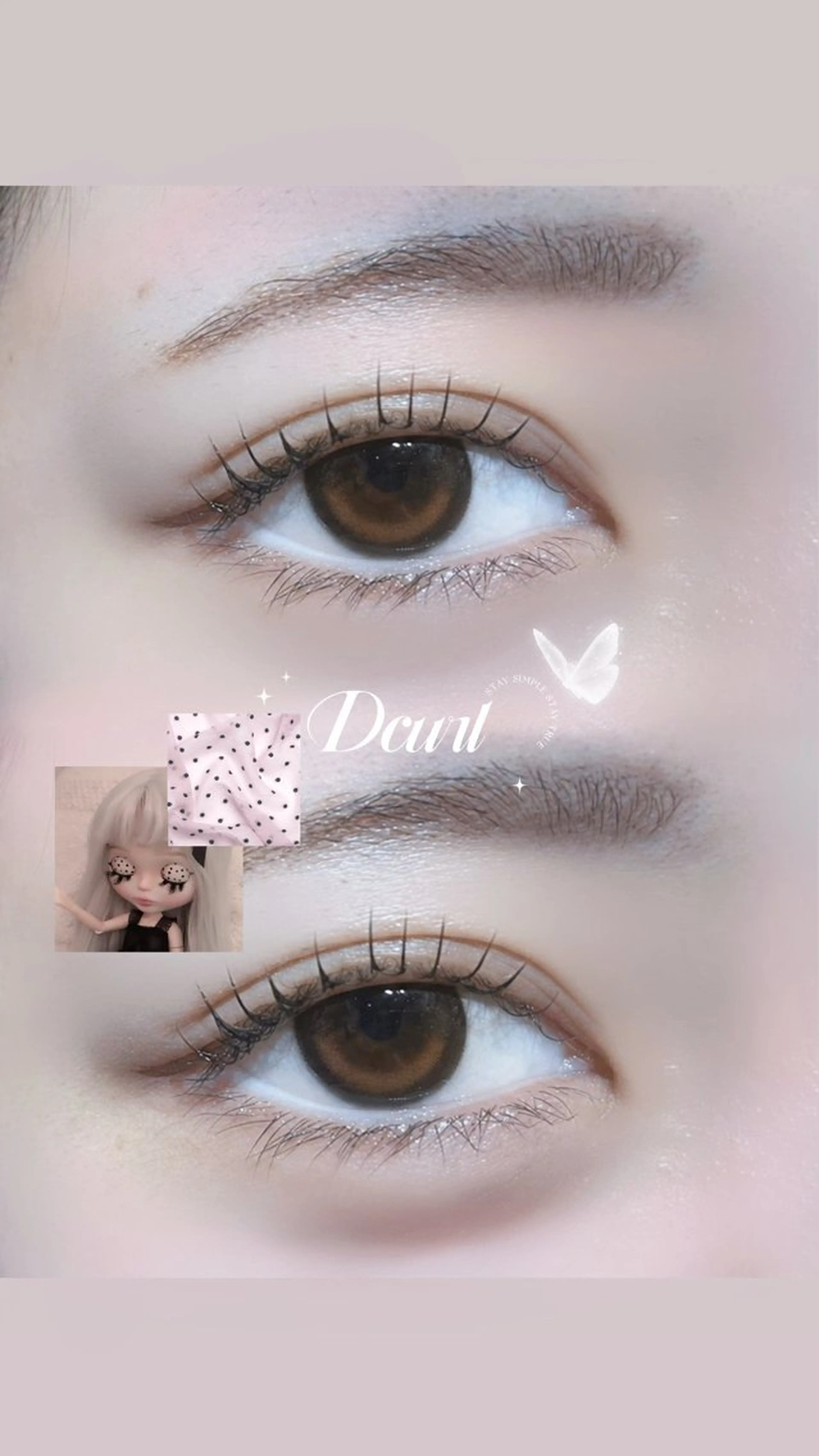 マツエク・マツパ 束感まつ毛 Dカール 原田 美羽🎀のマツエク・マツパデザイン