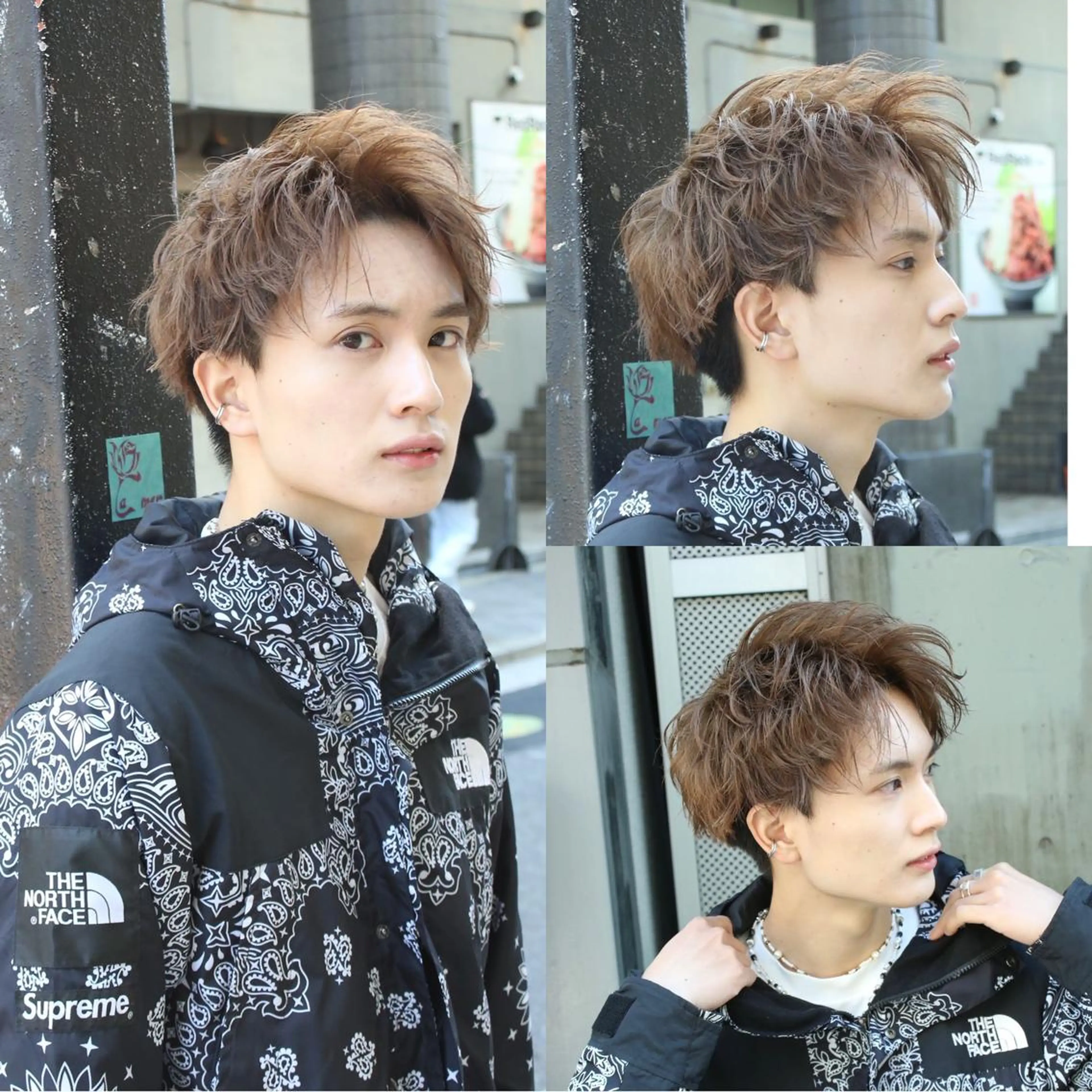 メンズ マッシュ メンズパーマ 波巻きパーマ カット トリートメント ヘアセット 【メンズヘアの匠】 タニ　心斎橋　アメ村のヘアスタイル