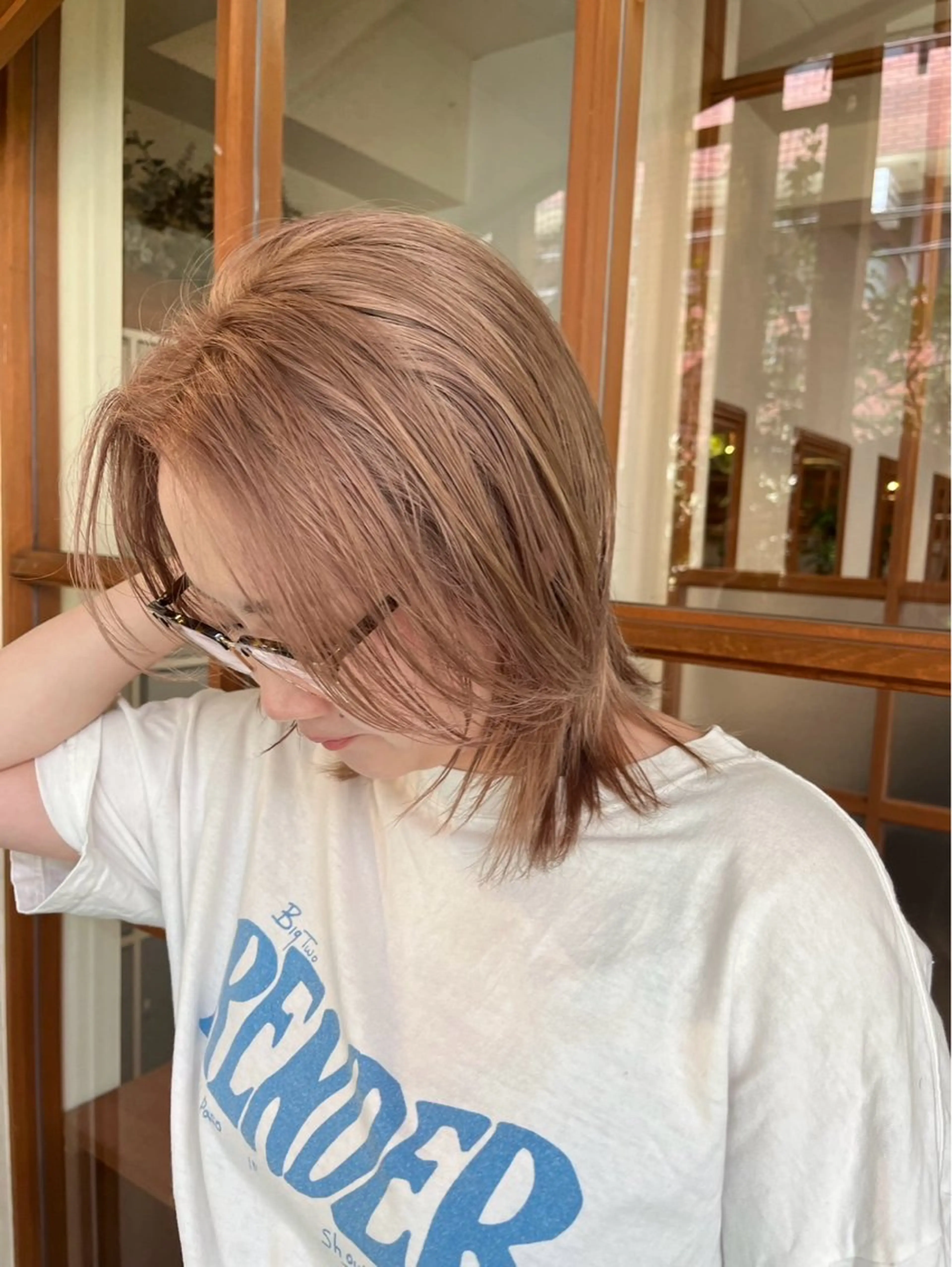 ミディアム カラー ヘアカラー 🫧ボブ特化/洋平 🫧/【中目黒】のヘアスタイル