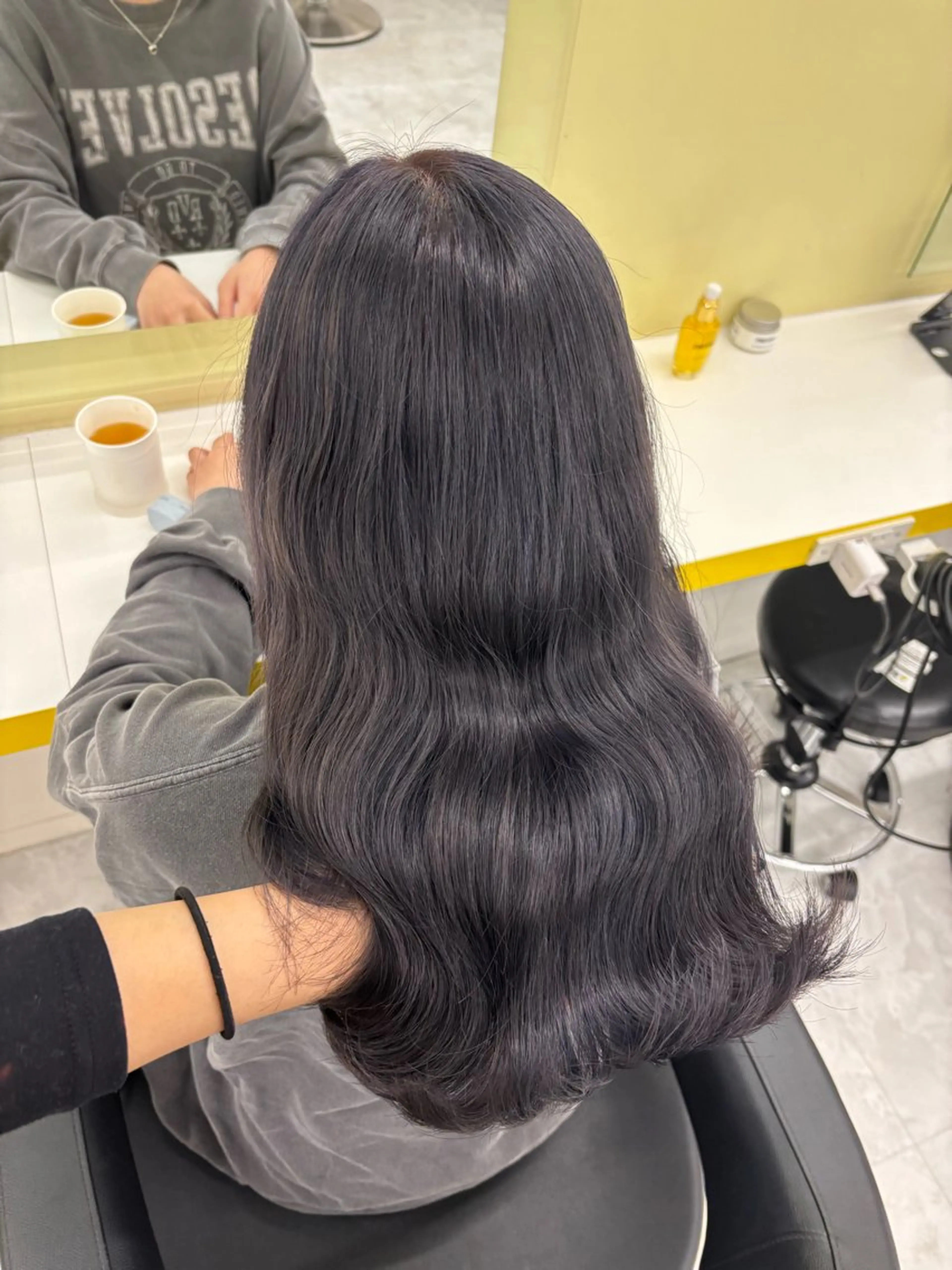 ロング カラー カット ヘアカラー トリートメント 🦋色落ち綺麗カラー メンズYUZU🦋‪のヘアスタイル