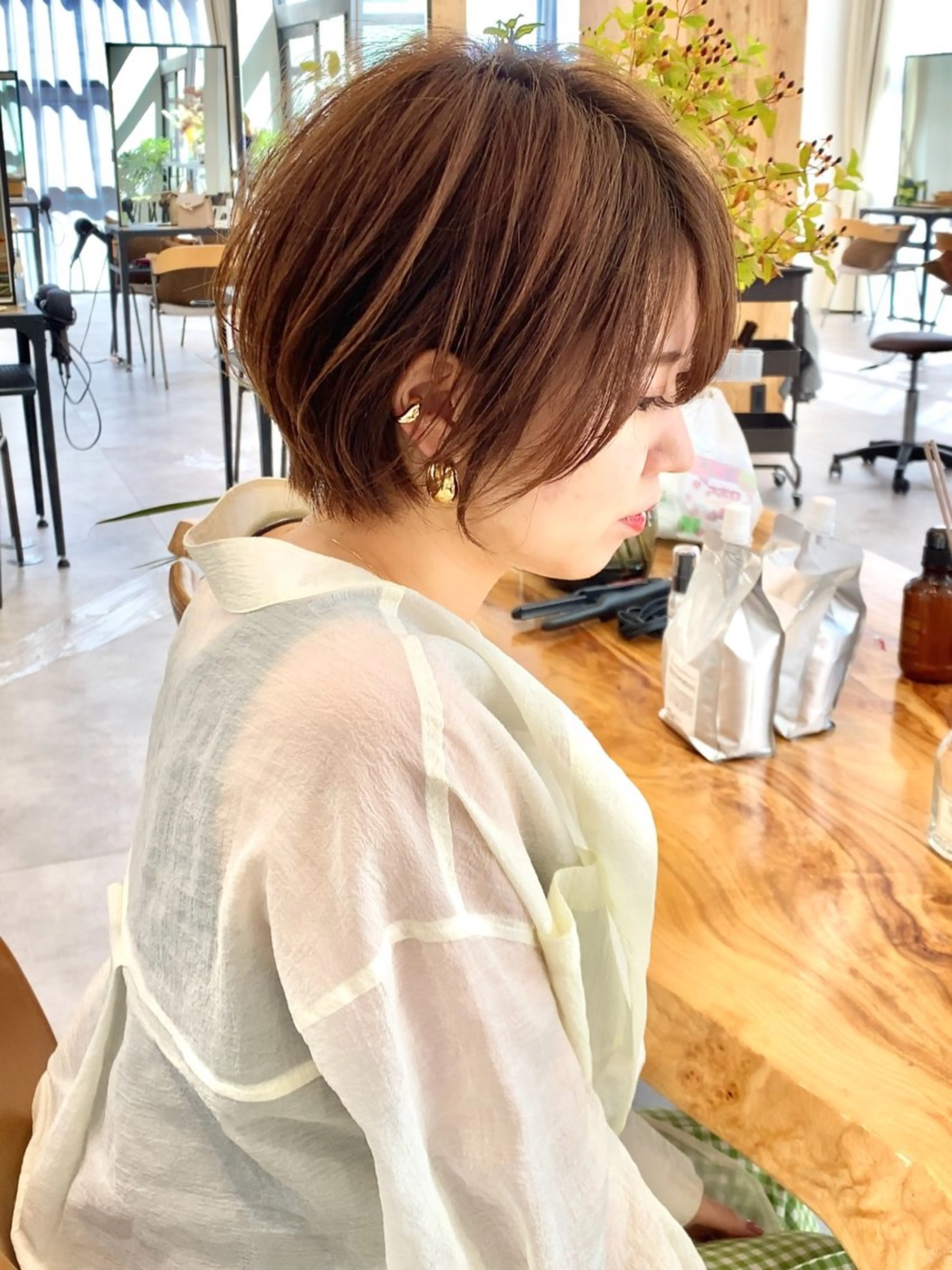 ショート 上野 竜馬のヘアスタイル