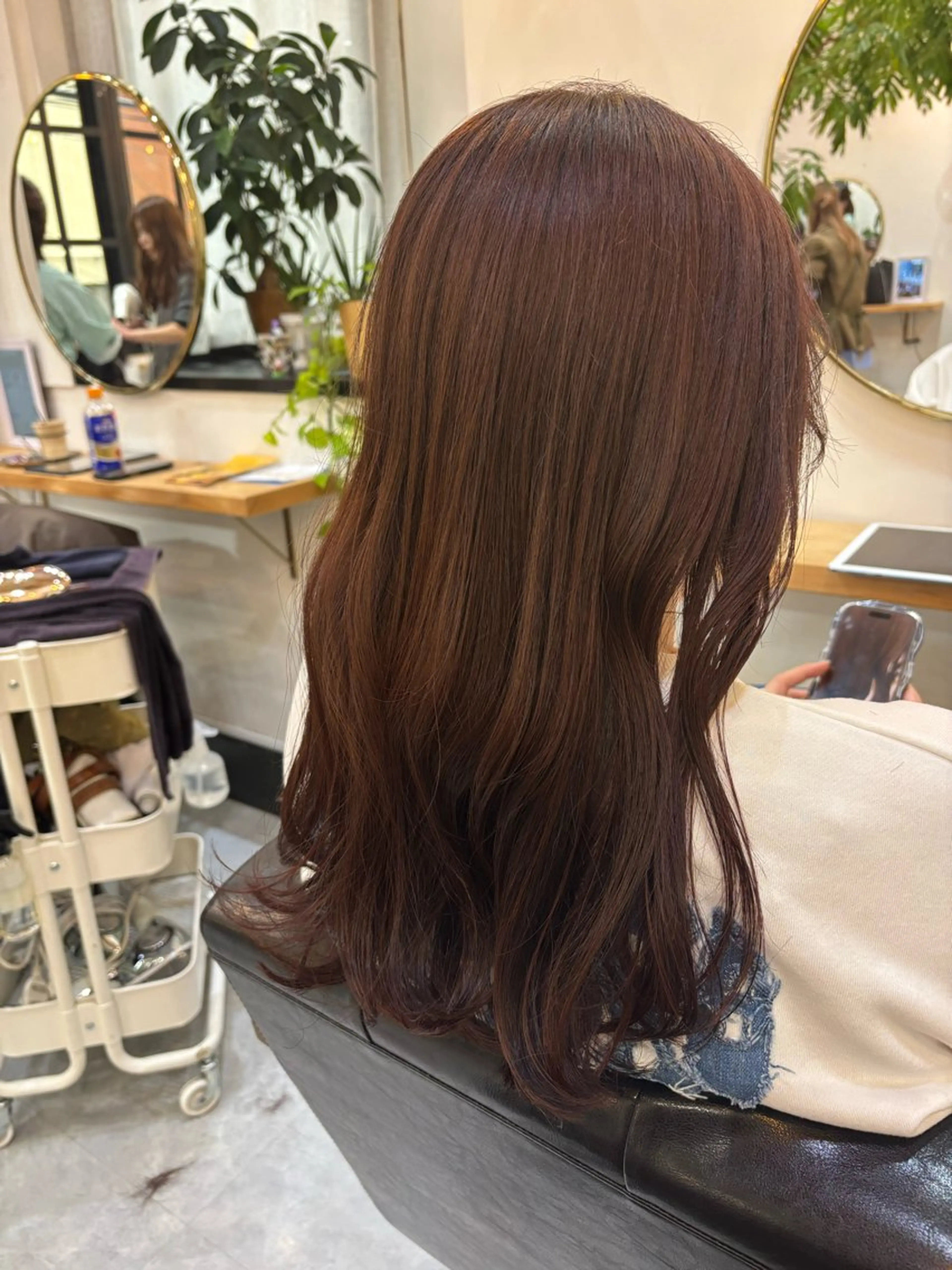 ロング カラー ブラウンカラー カット ヘアカラー トリートメント ヘッドスパ CARICIA🌱 masaeのヘアスタイル