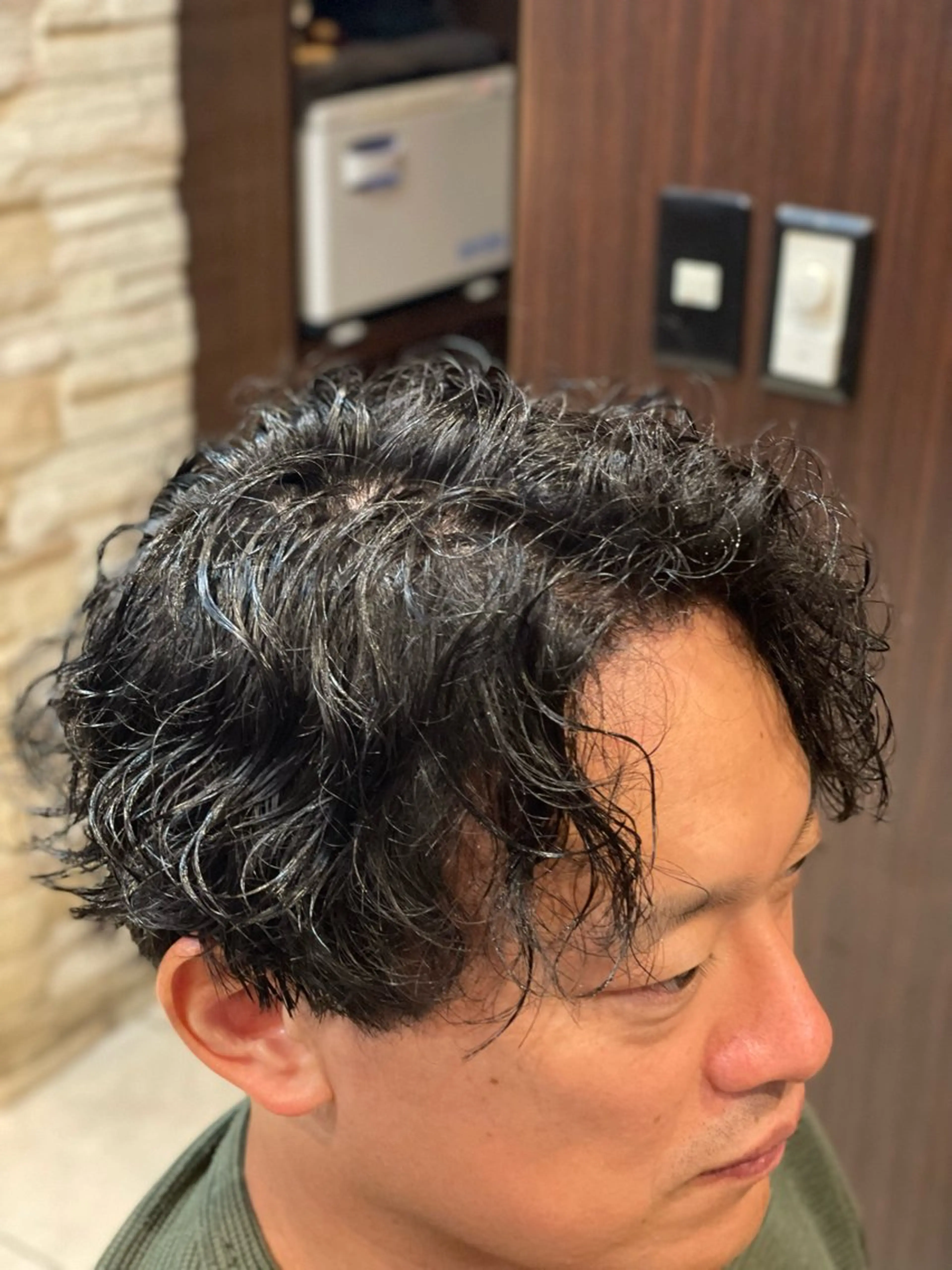 パーマ 佐々木 宥人のヘアスタイル